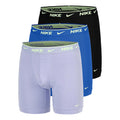 Essential Cotton Stretch Boxershorts 3-pack Herrar - lila, blå