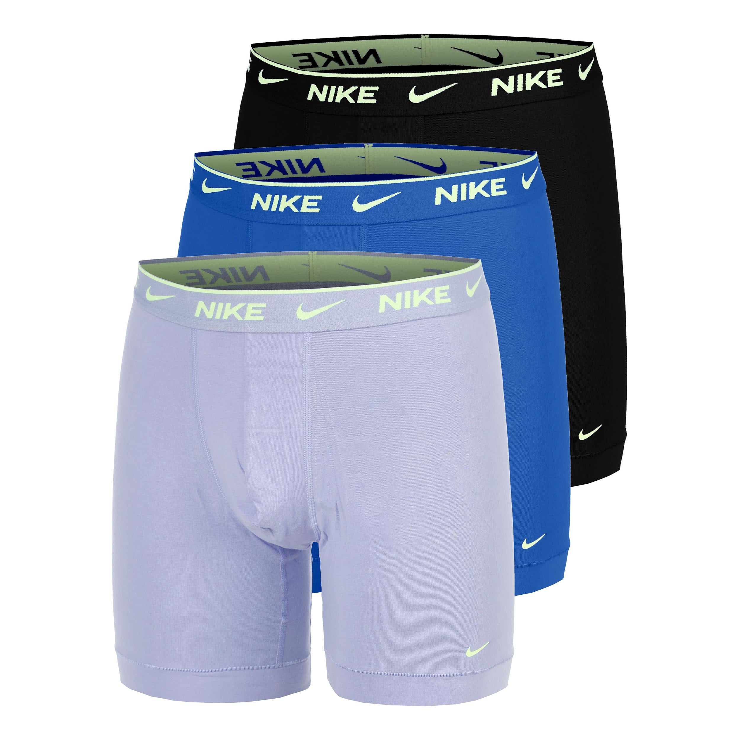 Nike Essential Cotton Stretch Boxershorts 3-pack Herrar - lila, blå