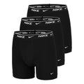 Essential Cotton Stretch Boxershorts 3-pack Herrar - svart, svart
