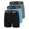 Essential Cotton Stretch Boxershorts 3-pack Herrar - svart, grå
