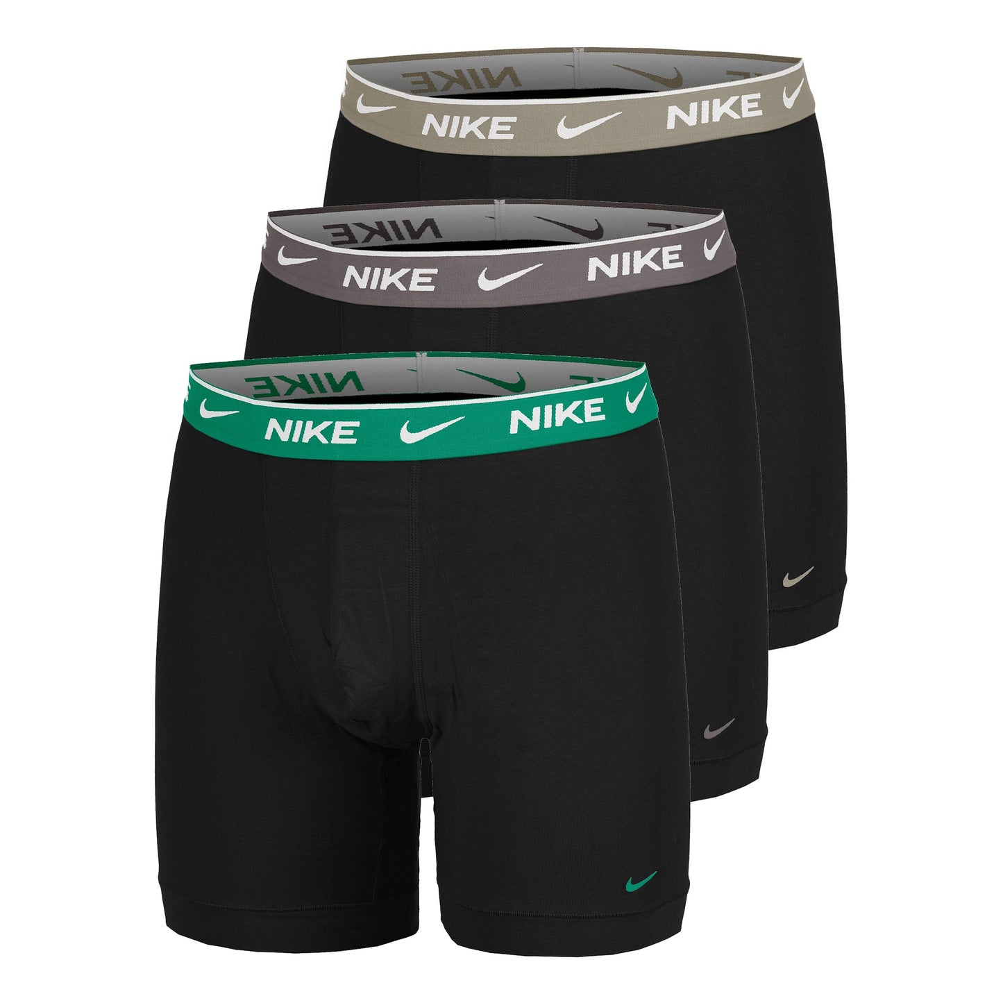 Nike Essential Cotton Stretch Boxer Brief Boxershorts 3-pack Herrar - oliv