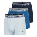 Essential Cotton Stretch Trunk Boxershorts 3-pack Herrar - blå