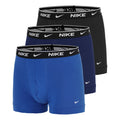 Essential Cotton Stretch Trunk Boxershorts 3-pack Herrar - blå, blå