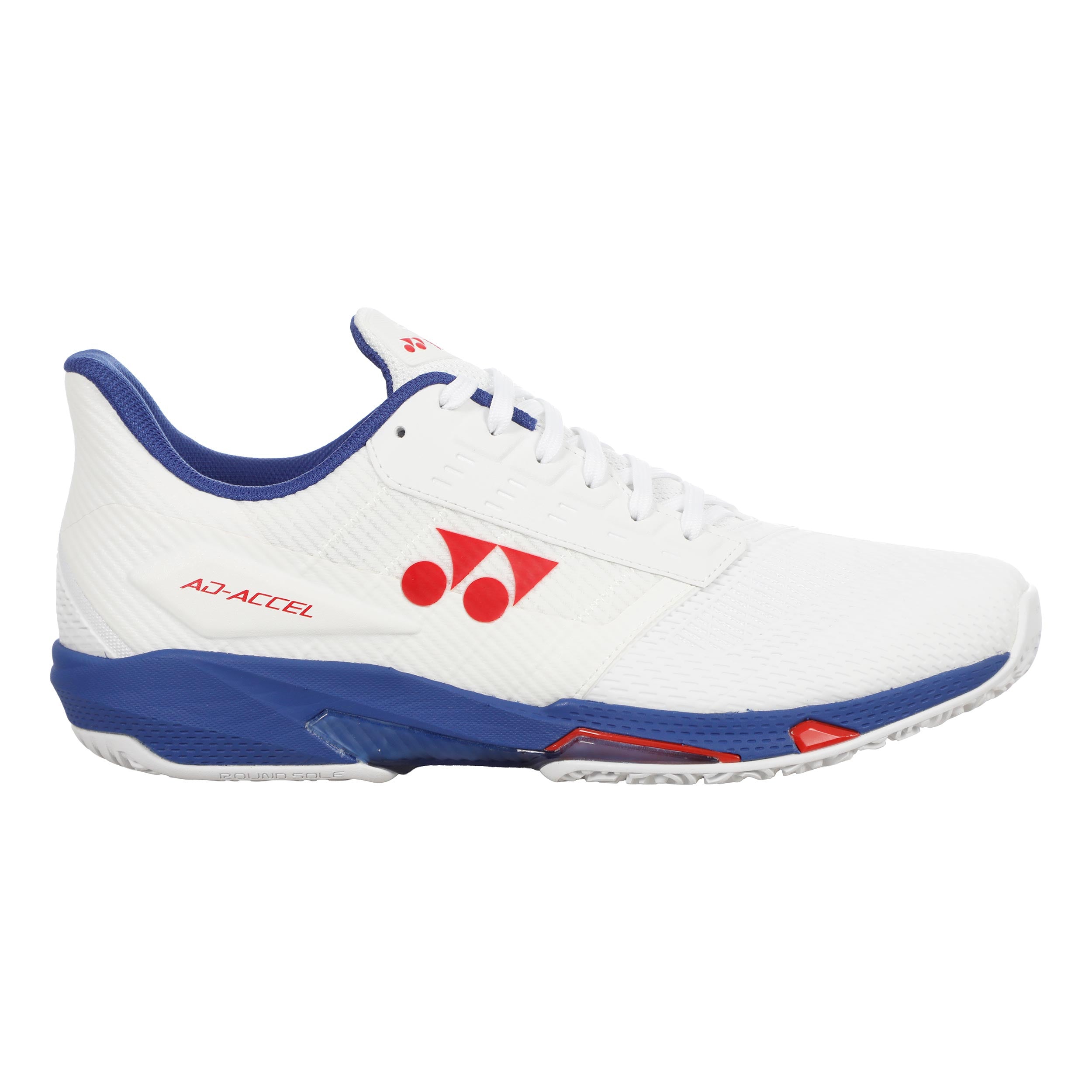 Yonex AD-Accel Wide CLY Sko för grus Herrar-vit, syrén
