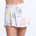 High Waist Weave It To Me Kjol Damer - vit, flerfärgad