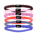 Flex Hair Tie Hårband 6-pack Unisex - rosa, vit