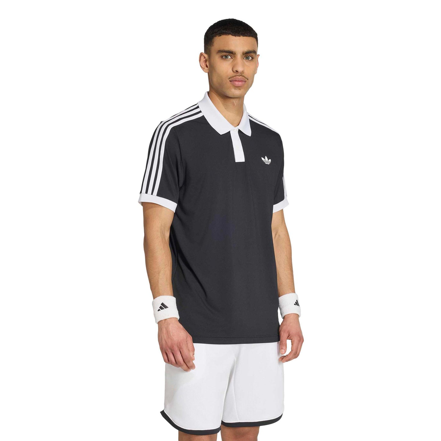 adidas Classics Polo Herrar - svart, vit