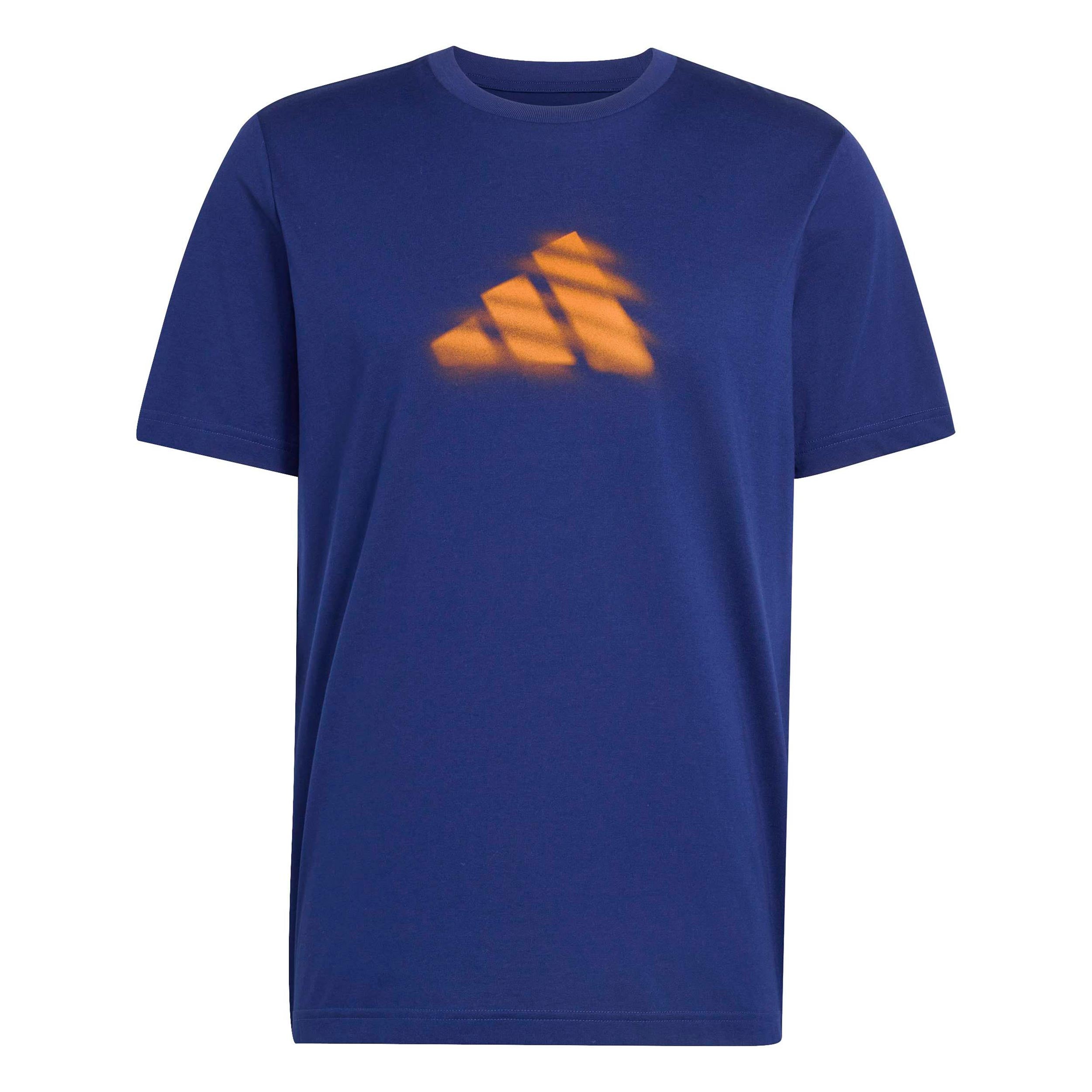 adidas Clay T-shirt Herrar - mörkblå, rost