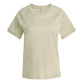 Regular T-shirt Damer - beige