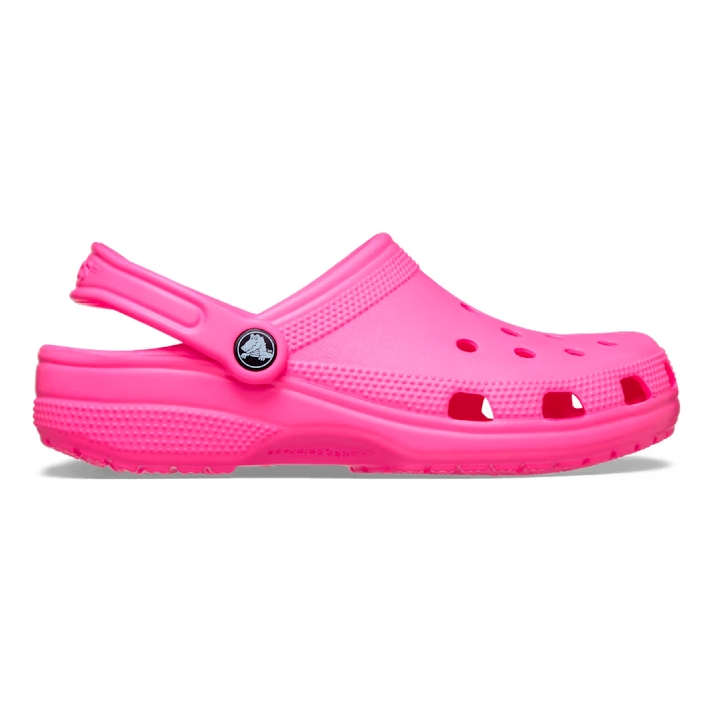 Crocs Classic Clog Badtofflor Unisex - neonpink