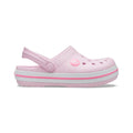 Crocband Clog Badtofflor Barn - rosa, vit