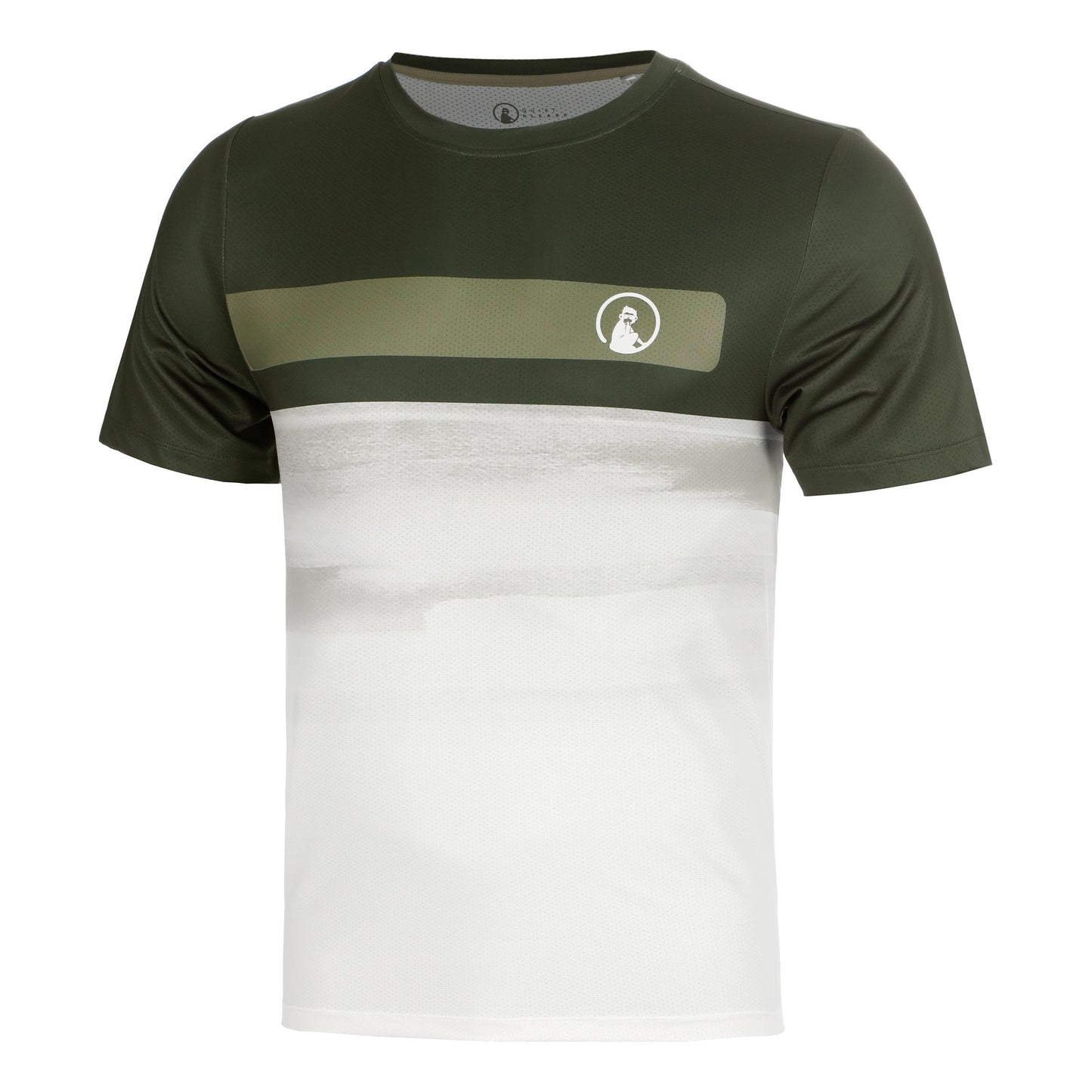 Quiet Please Memories Receiver Faded Wipe T-shirt Herrar - mörkgrön