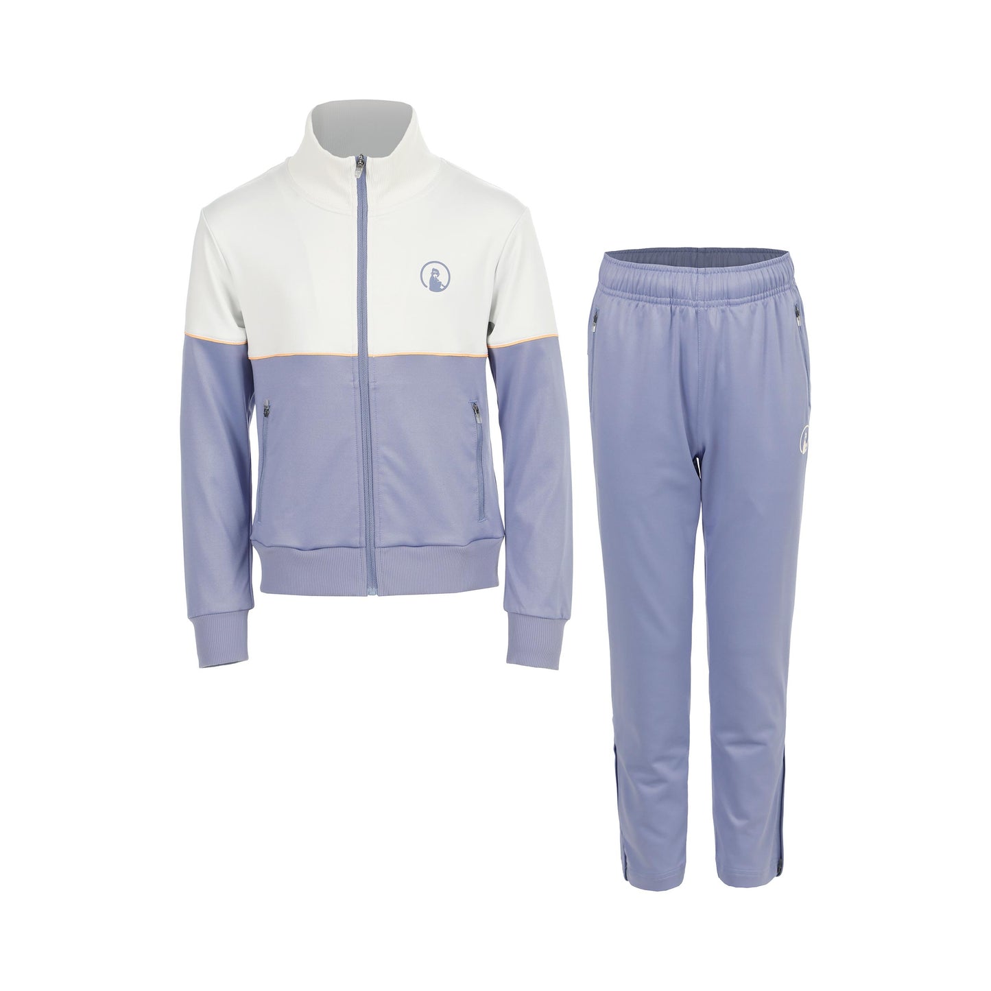 Quiet Please Glow 40:40 Träningsoverall Flickor - blå