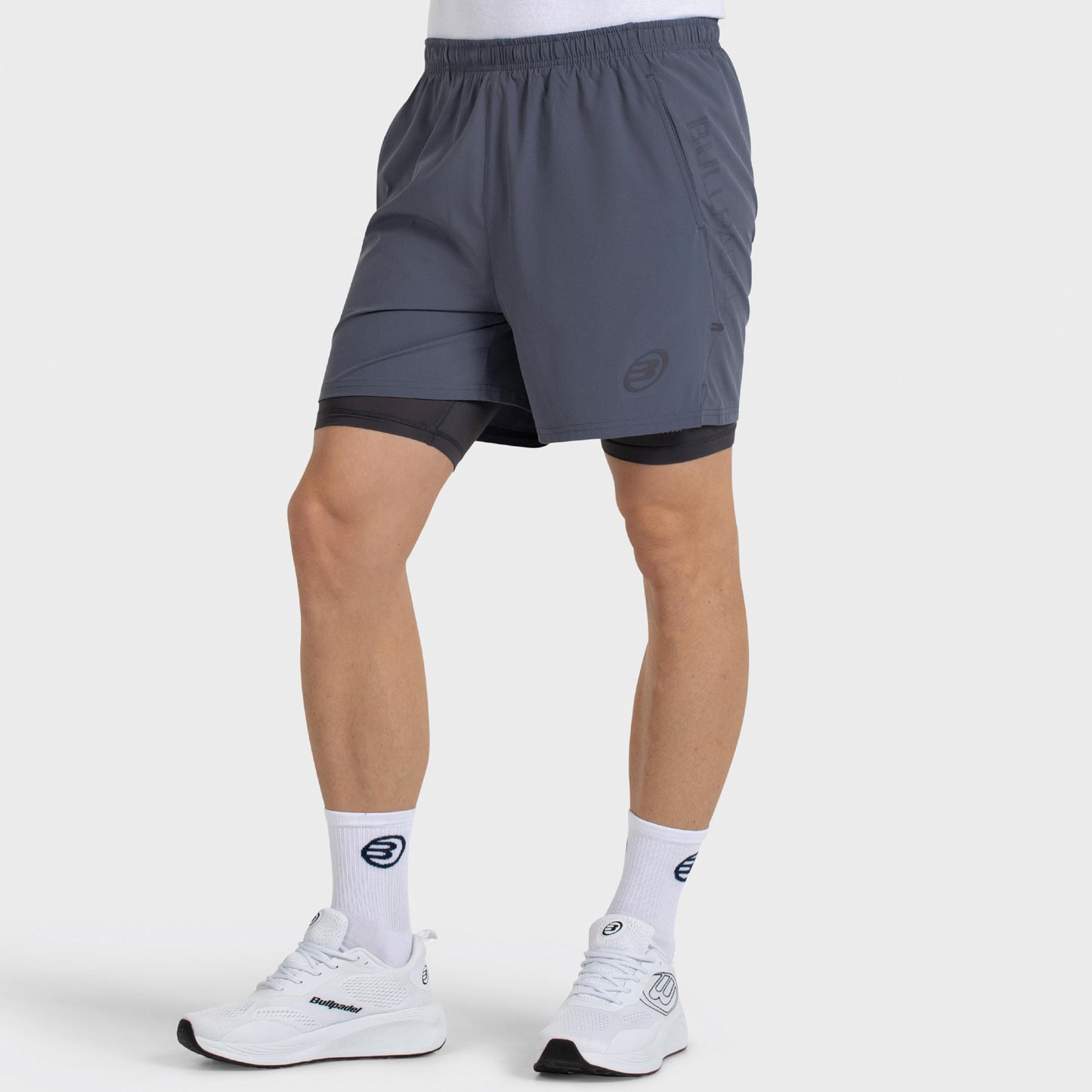 Bullpadel Montis Shorts Herrar - grå