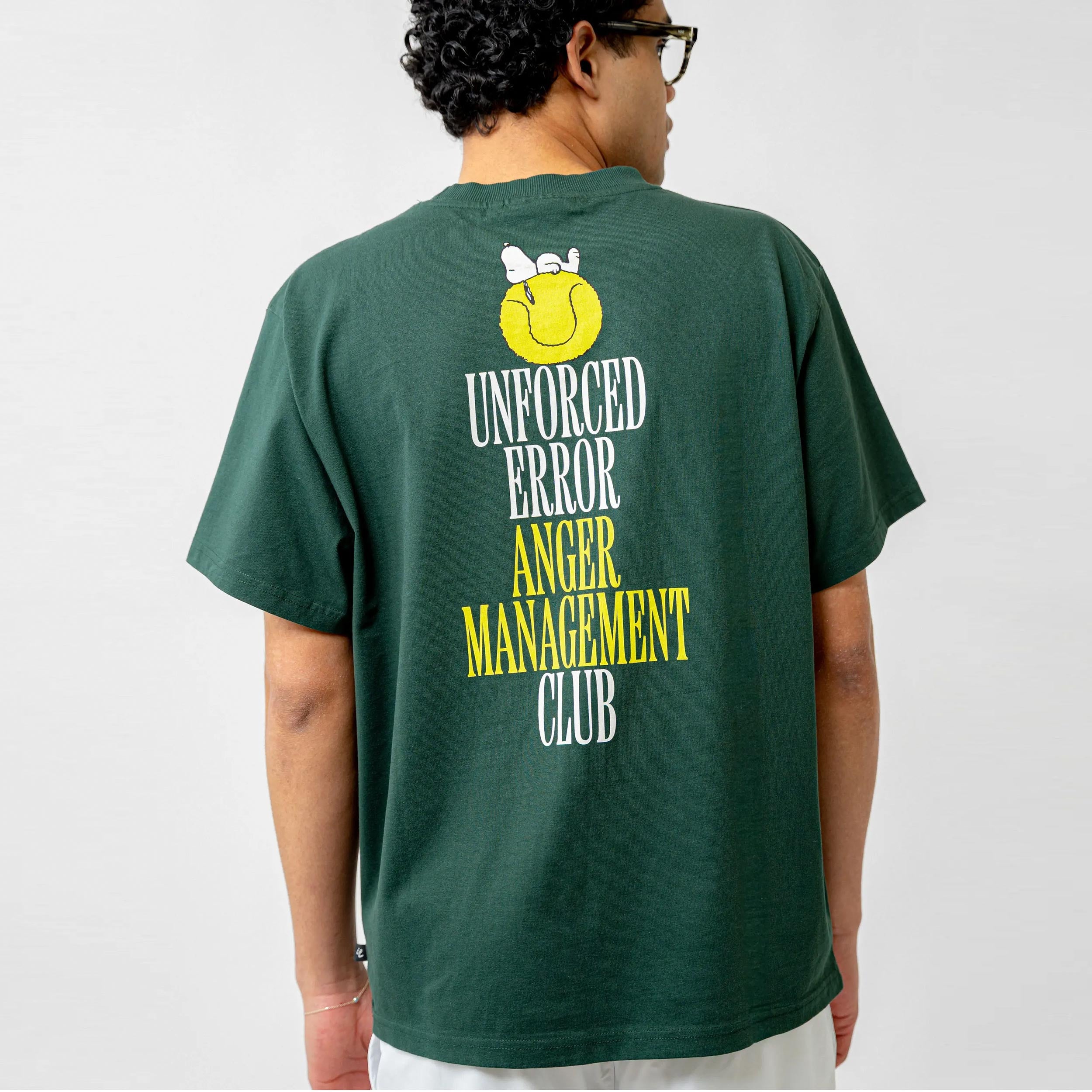 Lobster & Lemonade Snoopy Unforced Error – '89 Band T-shirt Unisex - mörkgrön