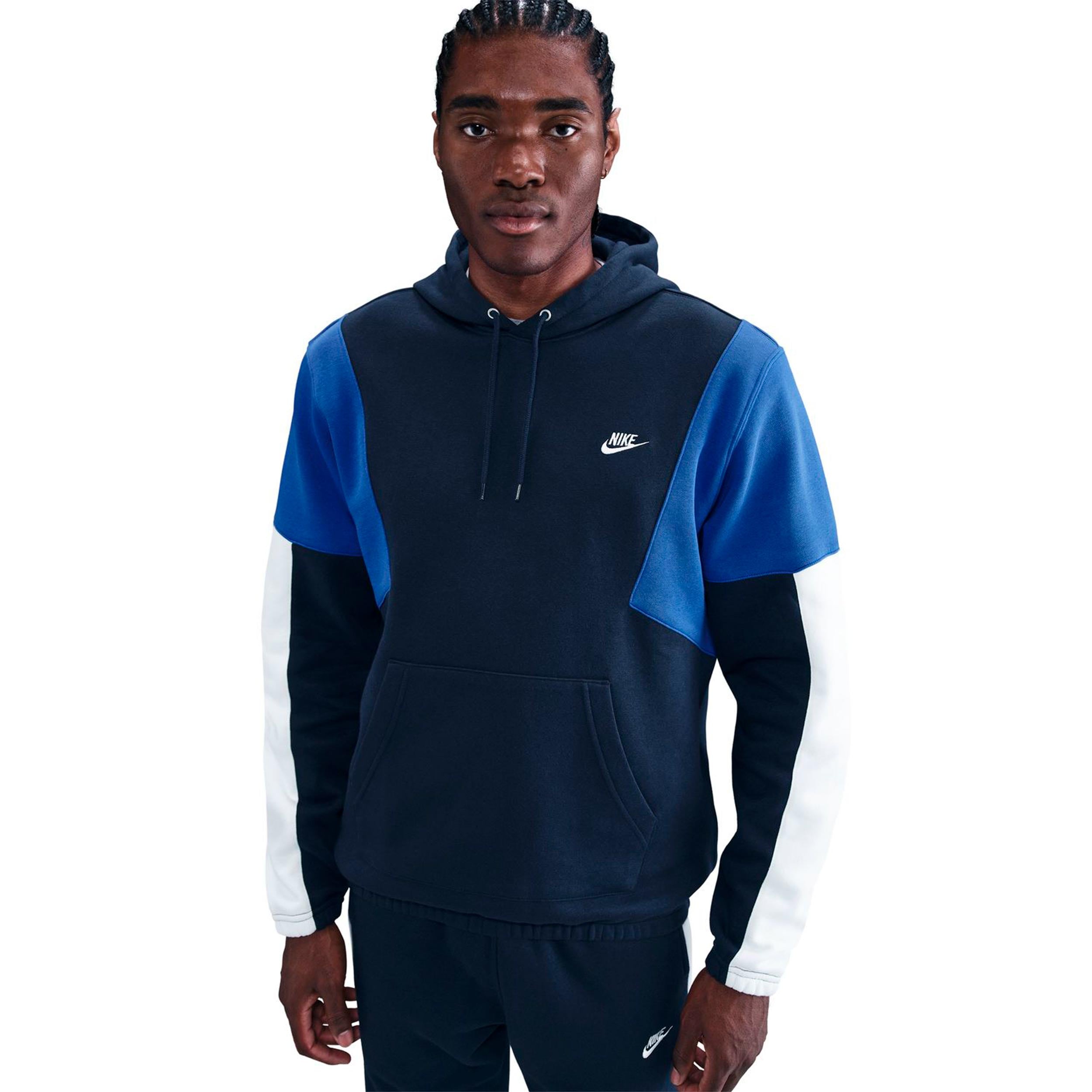 Nike Club Fleece Track GX Träningsoverall Herrar - mörkblå