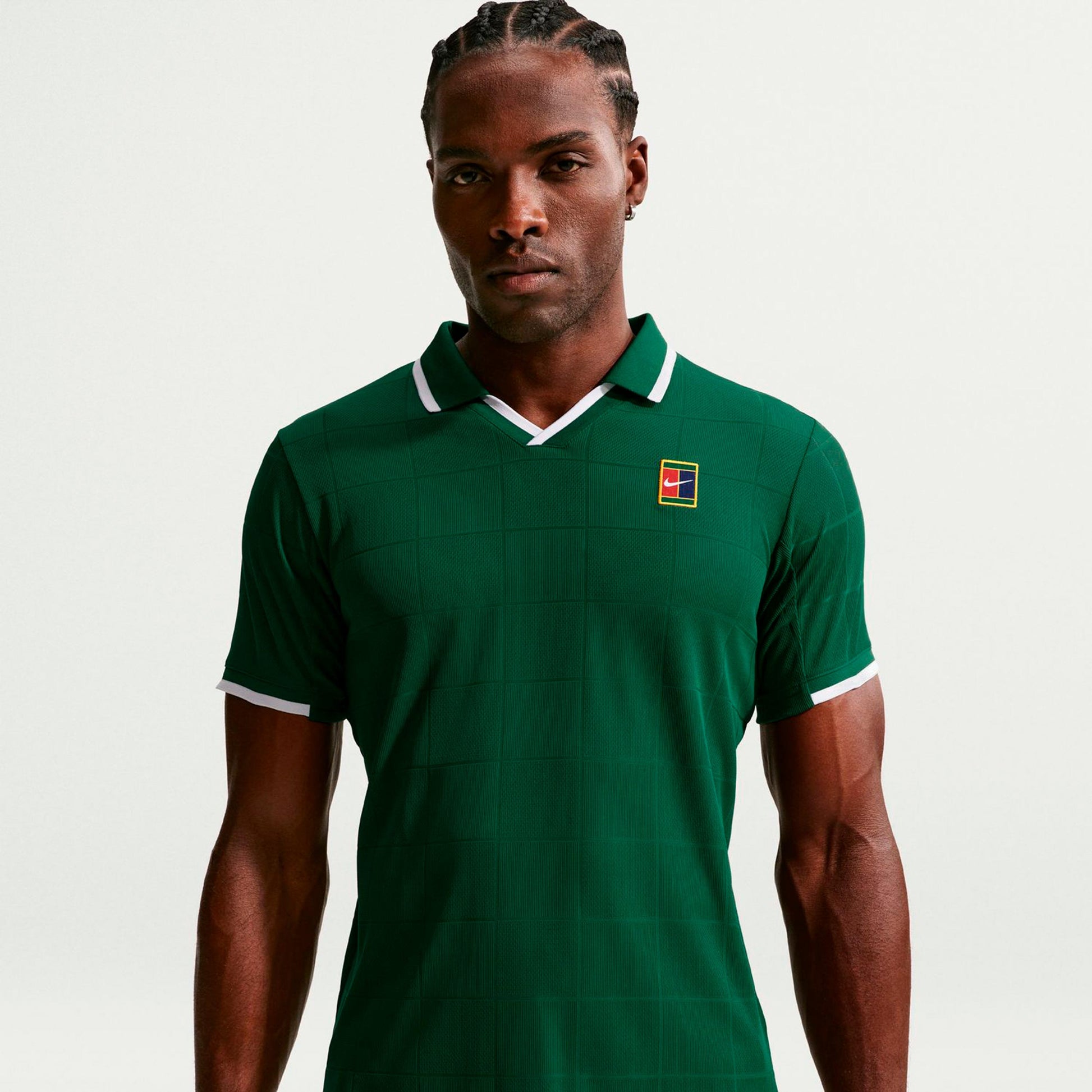 Nike Court Dri-Fit Advantage Slam Polo Herrar - mörkgrön