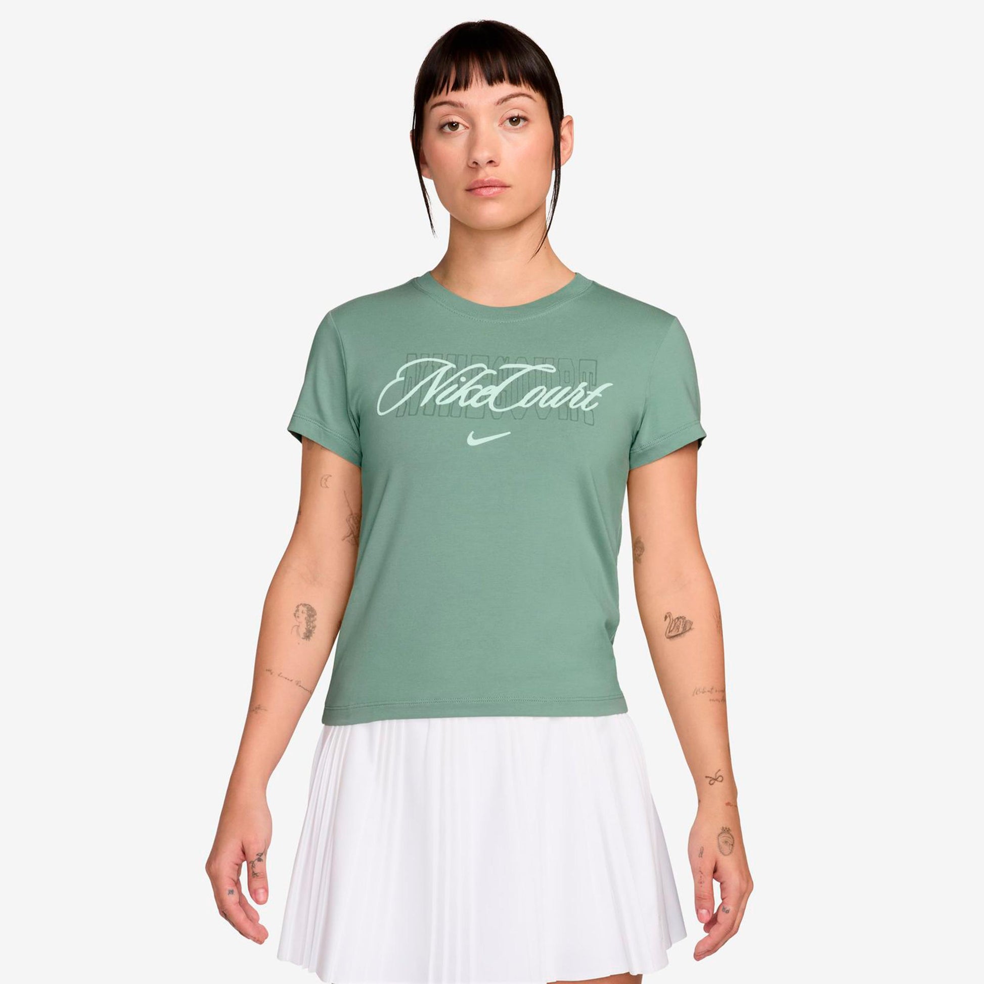 Nike Heritage T-shirt Damer - grågrön, grön