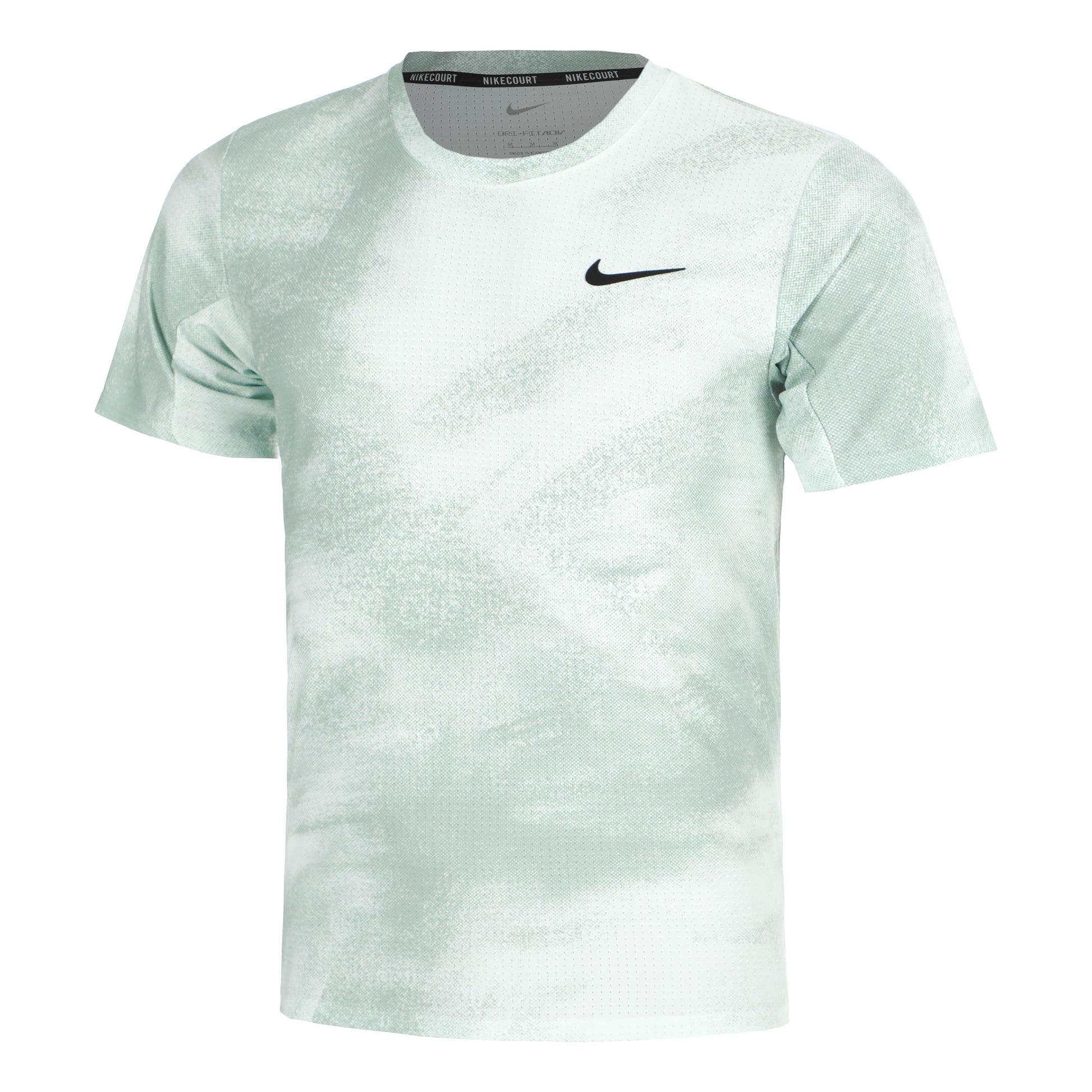 Nike Court Dri-Fit Advantage Slam T-shirt Herrar - mint, svart