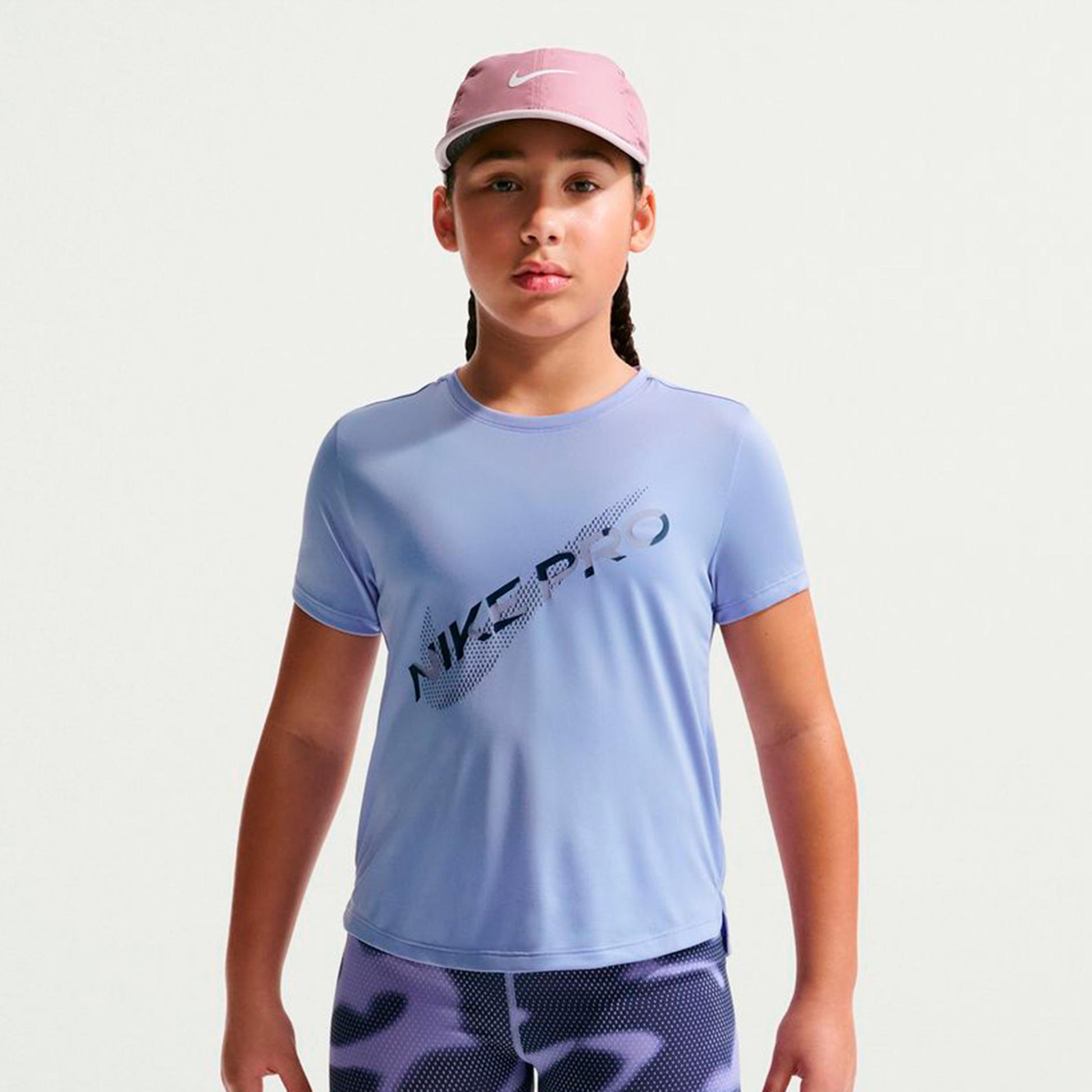Nike Pro Dri-Fit T-shirt Flickor - syrén