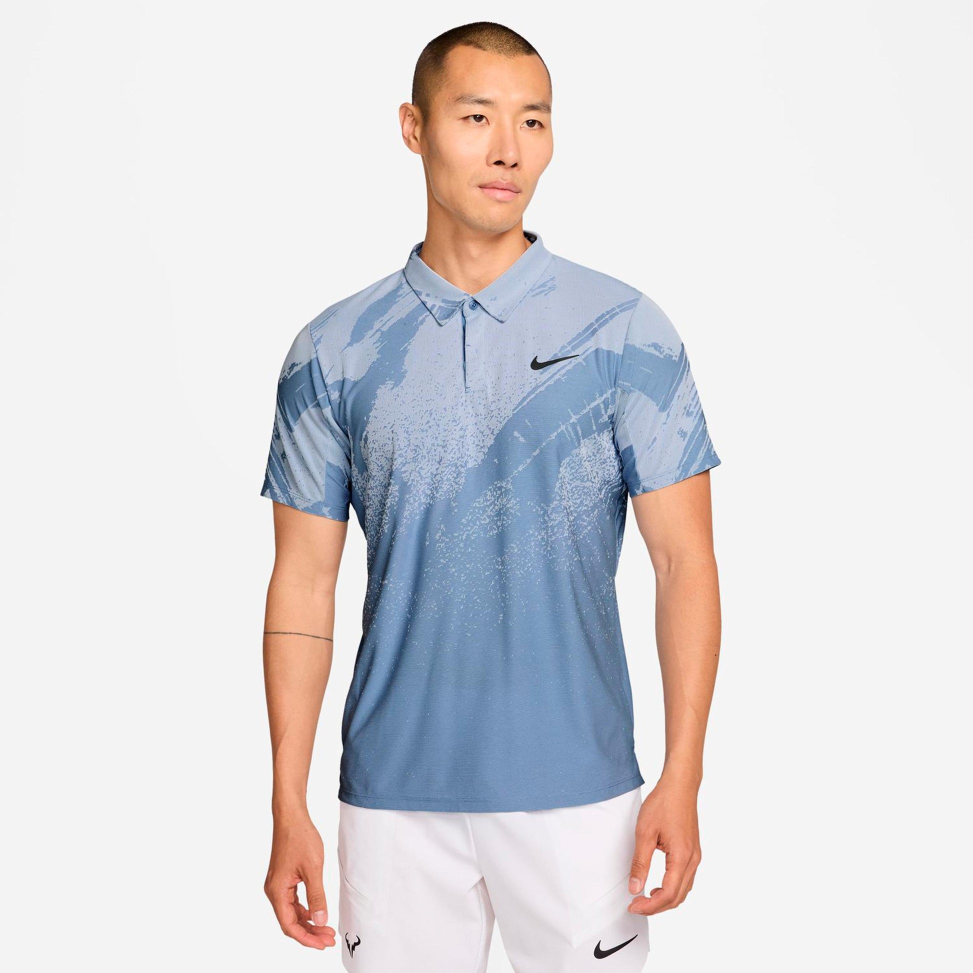 Nike Jannik Sinner Court Dri-Fit Advantage Slam Polo Herrar - petrol, ljusblå