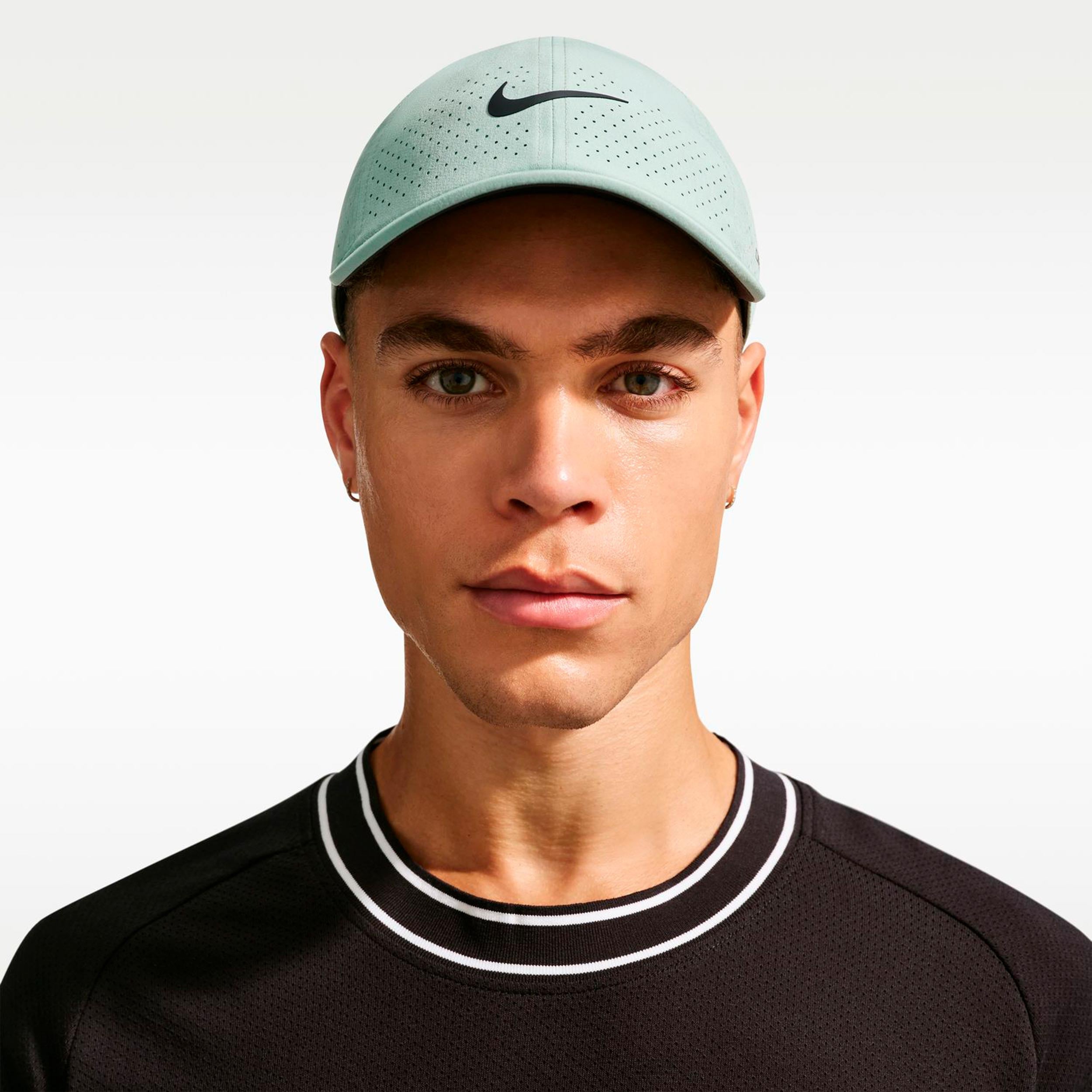Nike Dri-Fit Advantage Club Keps Unisex - grågrön, svart
