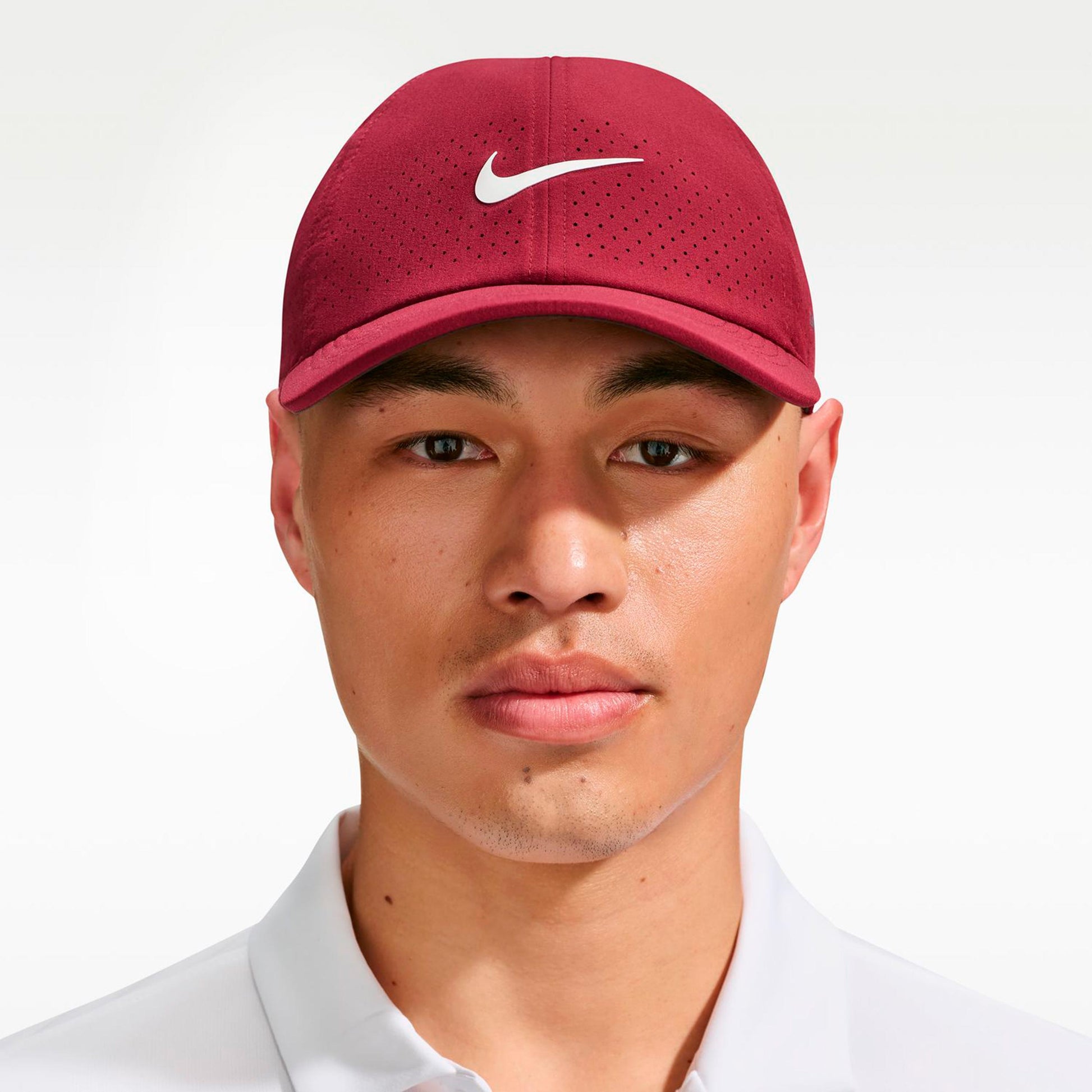 Nike Dri-Fit Advantage Club Keps Unisex - rött vin, creme
