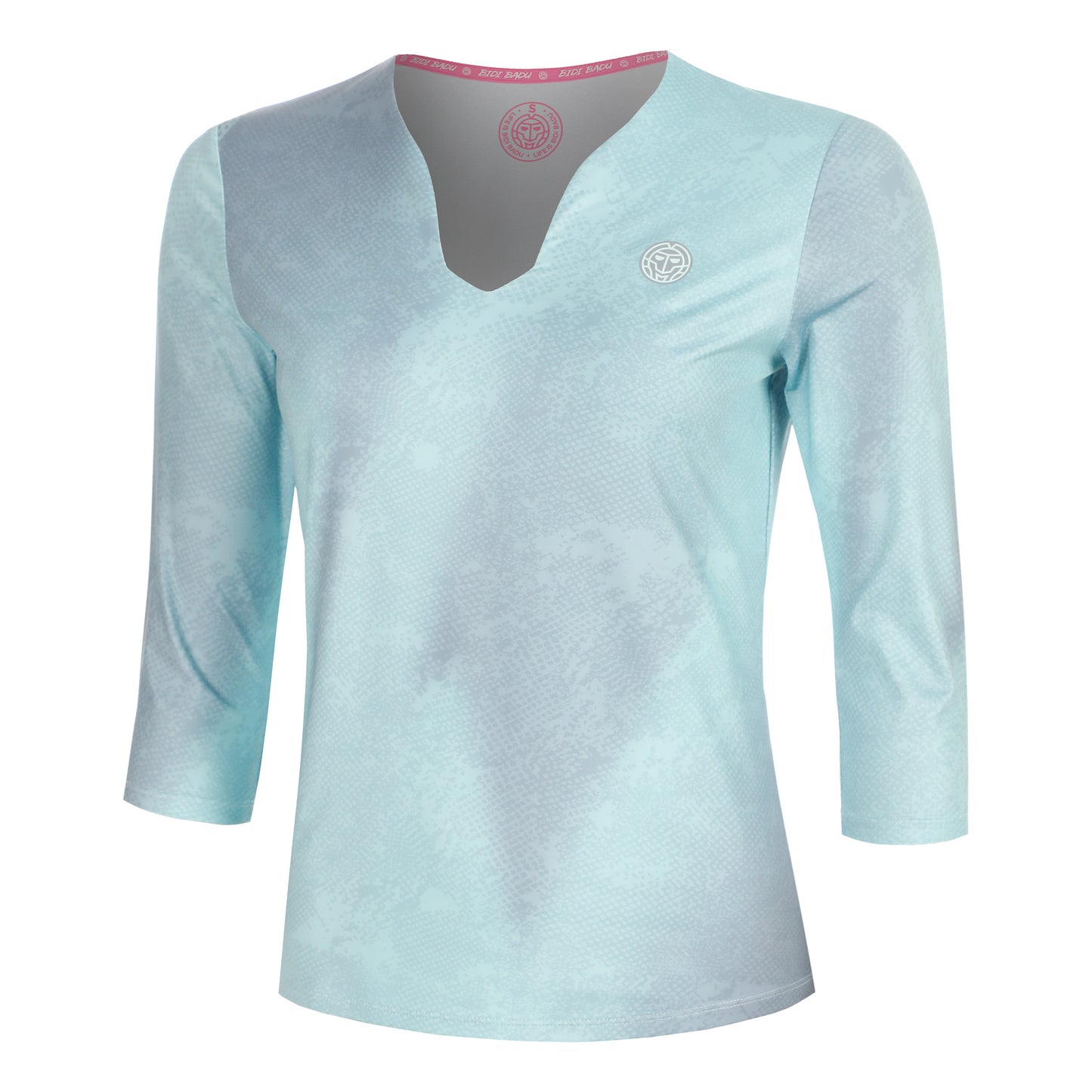 BIDI BADU Freeze Out V-Neck Printed  Långärmat Damer - mint