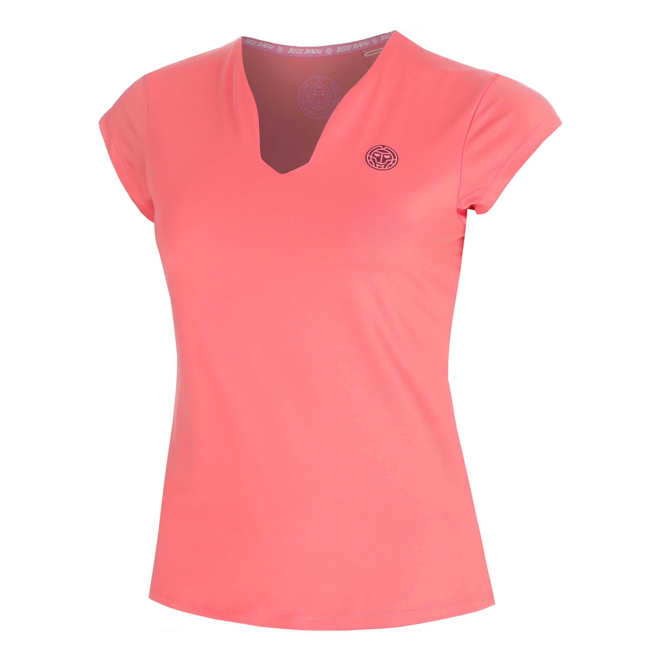 BIDI BADU Freeze Out V-Neck  T-shirt Damer - rosa