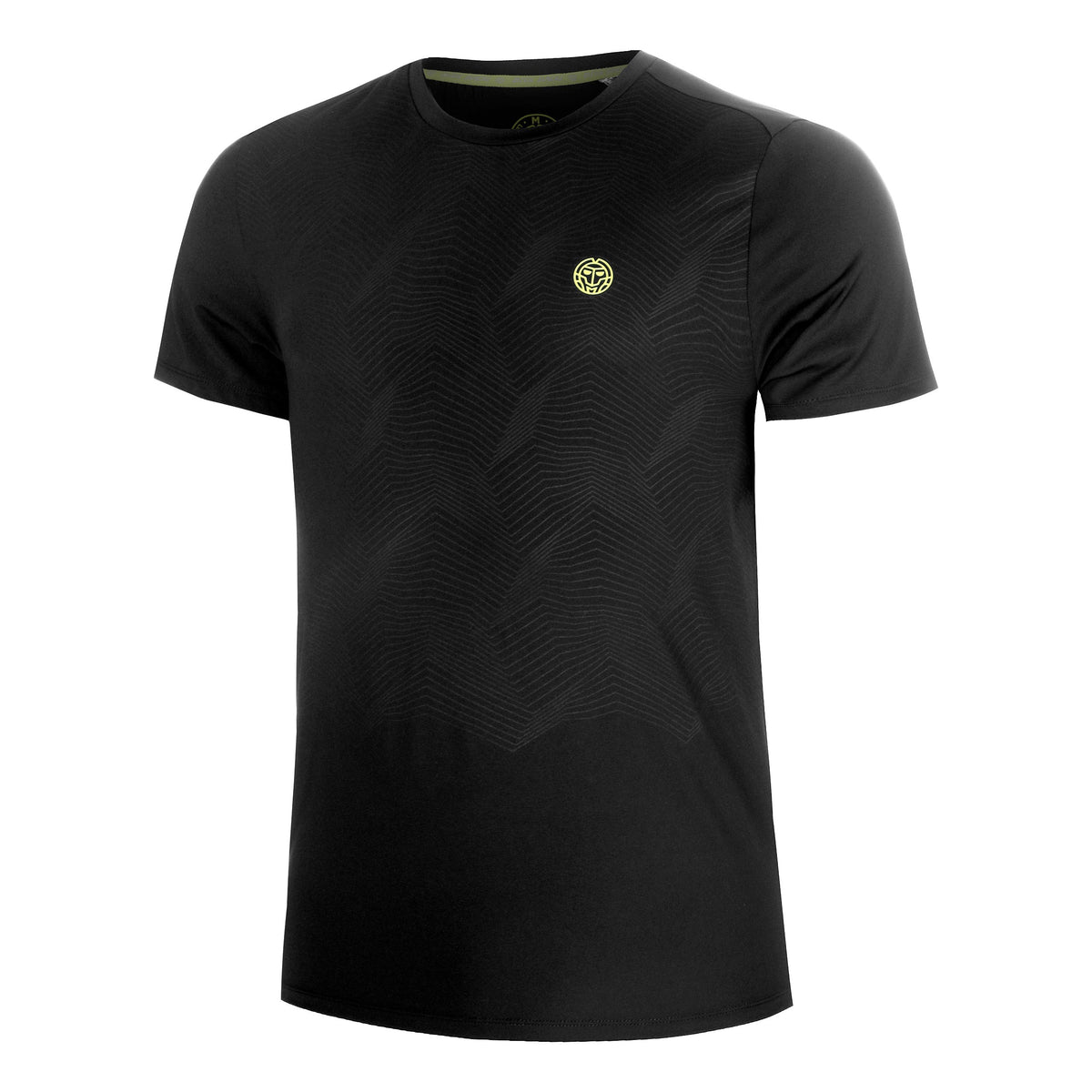 BIDI BADU Night Flash Embossed T-shirt Herrar - svart