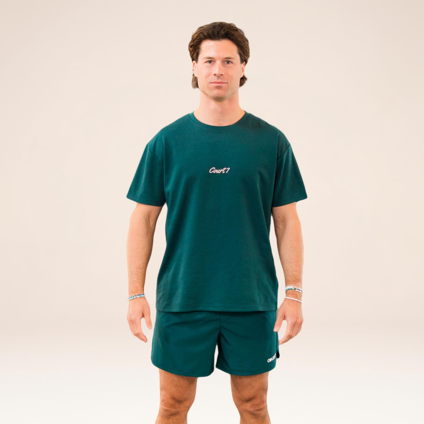 COURT7 AD-IN Basic 2.0 T-shirt Unisex - mörkgrön