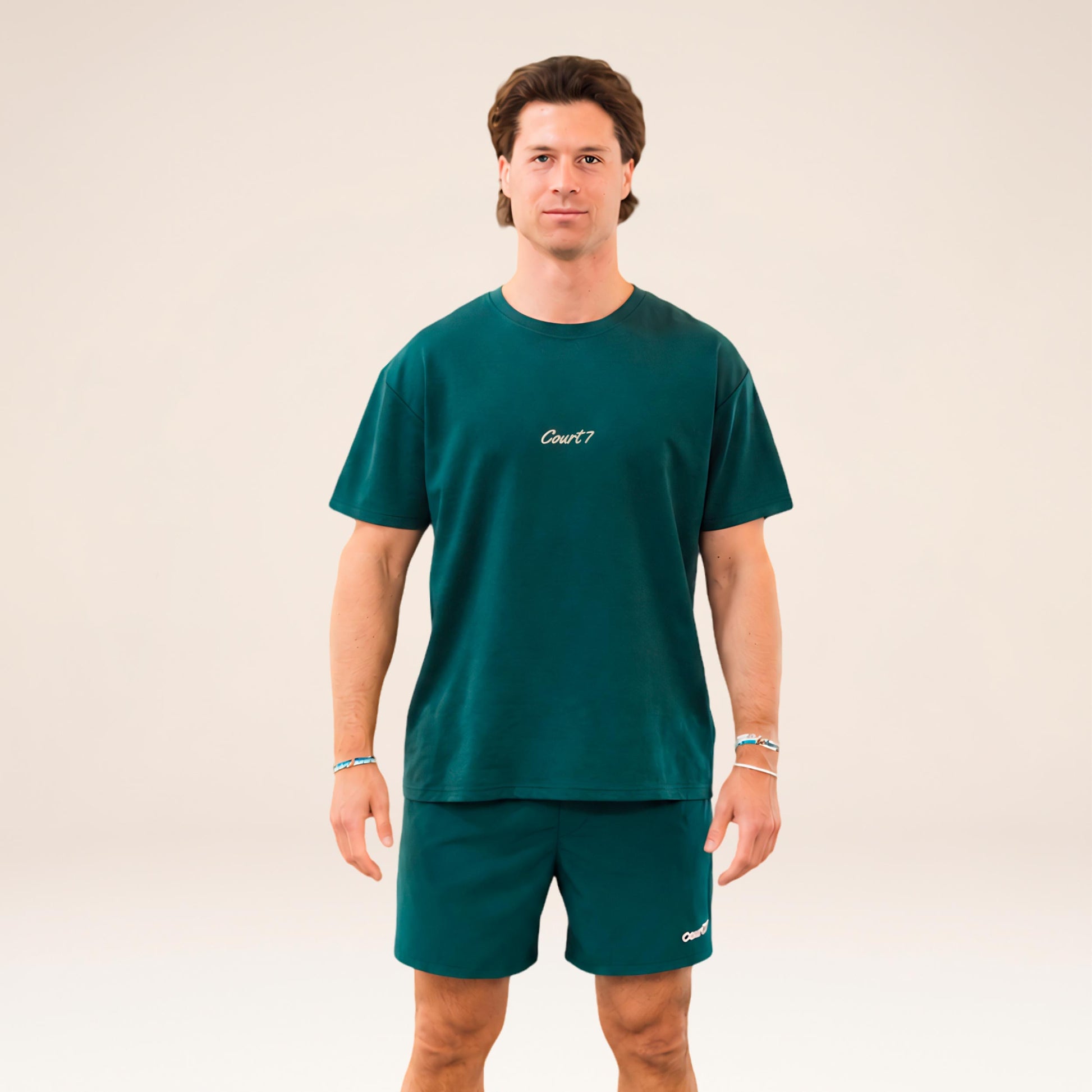 COURT7 AD-IN Basic 2.0 T-shirt Unisex - mörkgrön