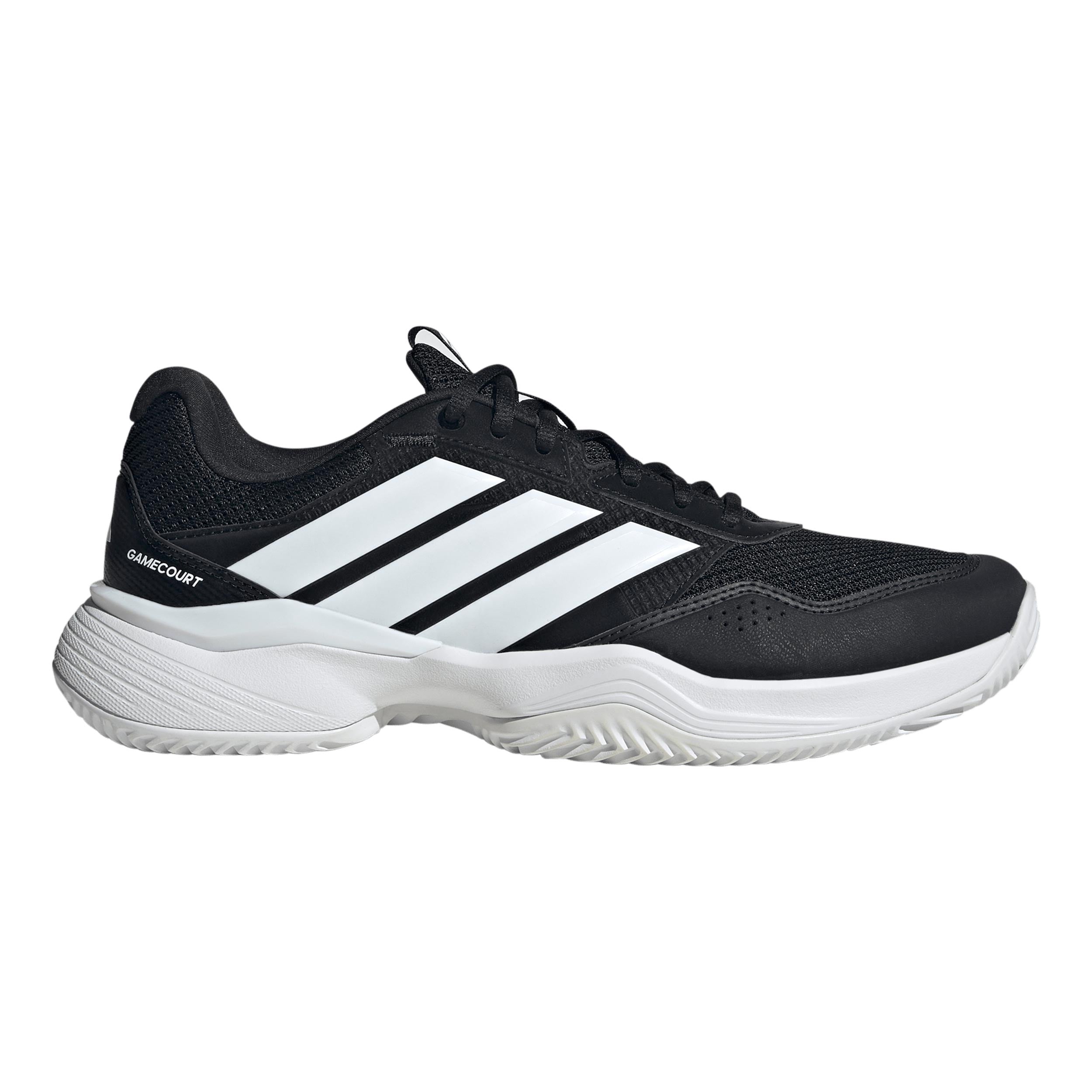 adidas GameCourt 3 Sko för grus Herrar - svart, vit