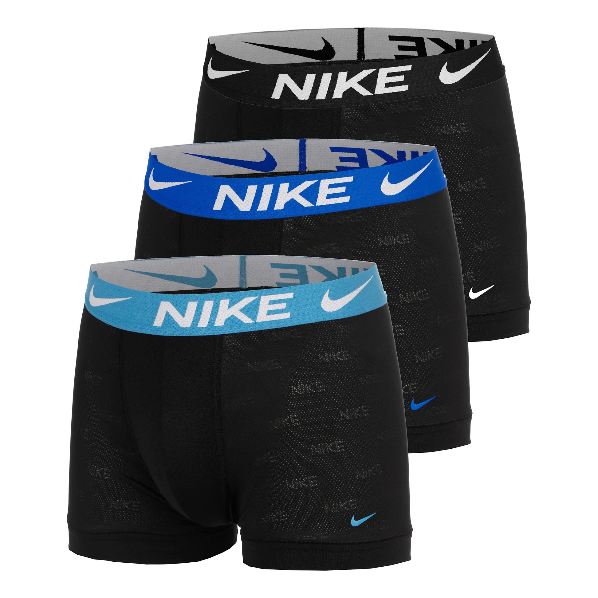 Nike Elite Breath Trunk Boxershorts 3-pack Herrar - mörkgrå