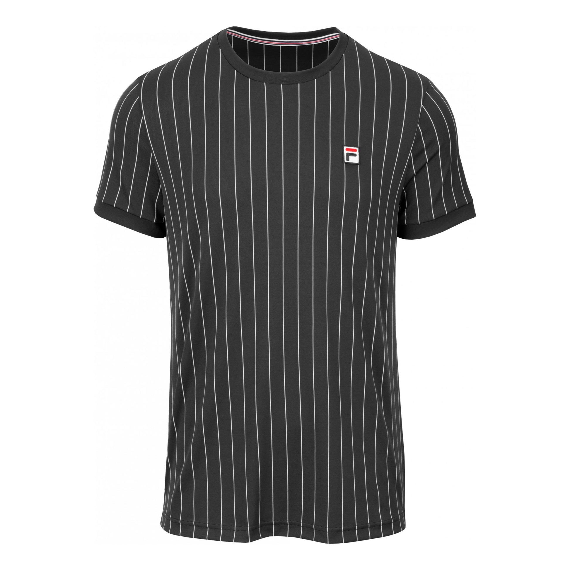Fila BB1 Shirt Stripes T-shirt Herrar - svart, vit