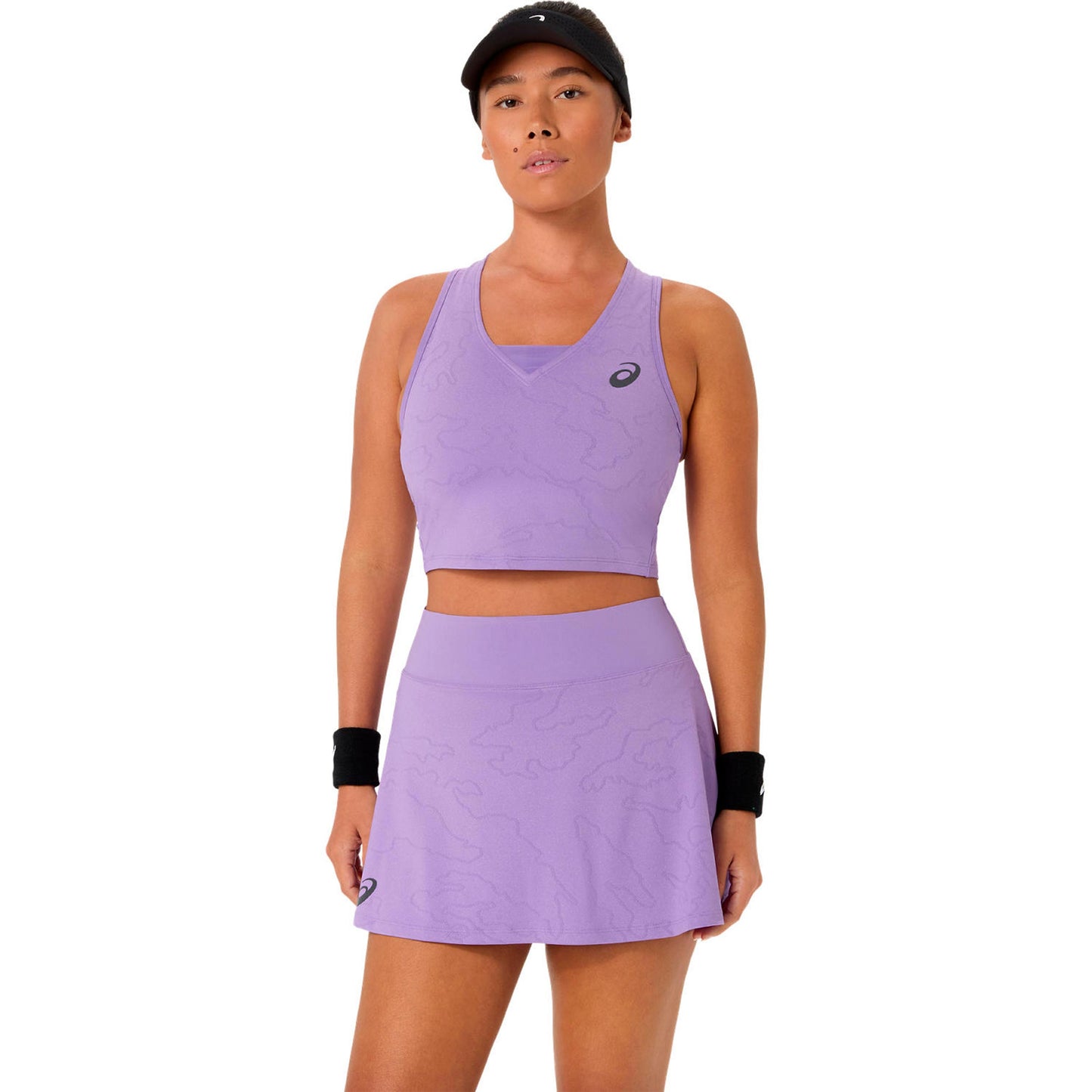 ASICS Match Jacquard Night Energy Linne Damer - lila