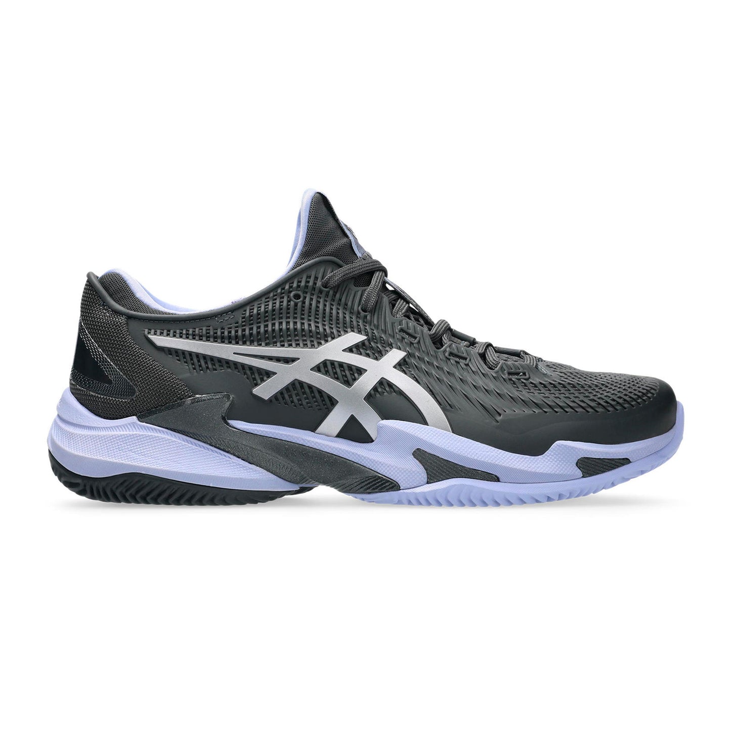 ASICS Court FF 3 Night Energy Sko för grus Herrar - mörkgrå, syrén