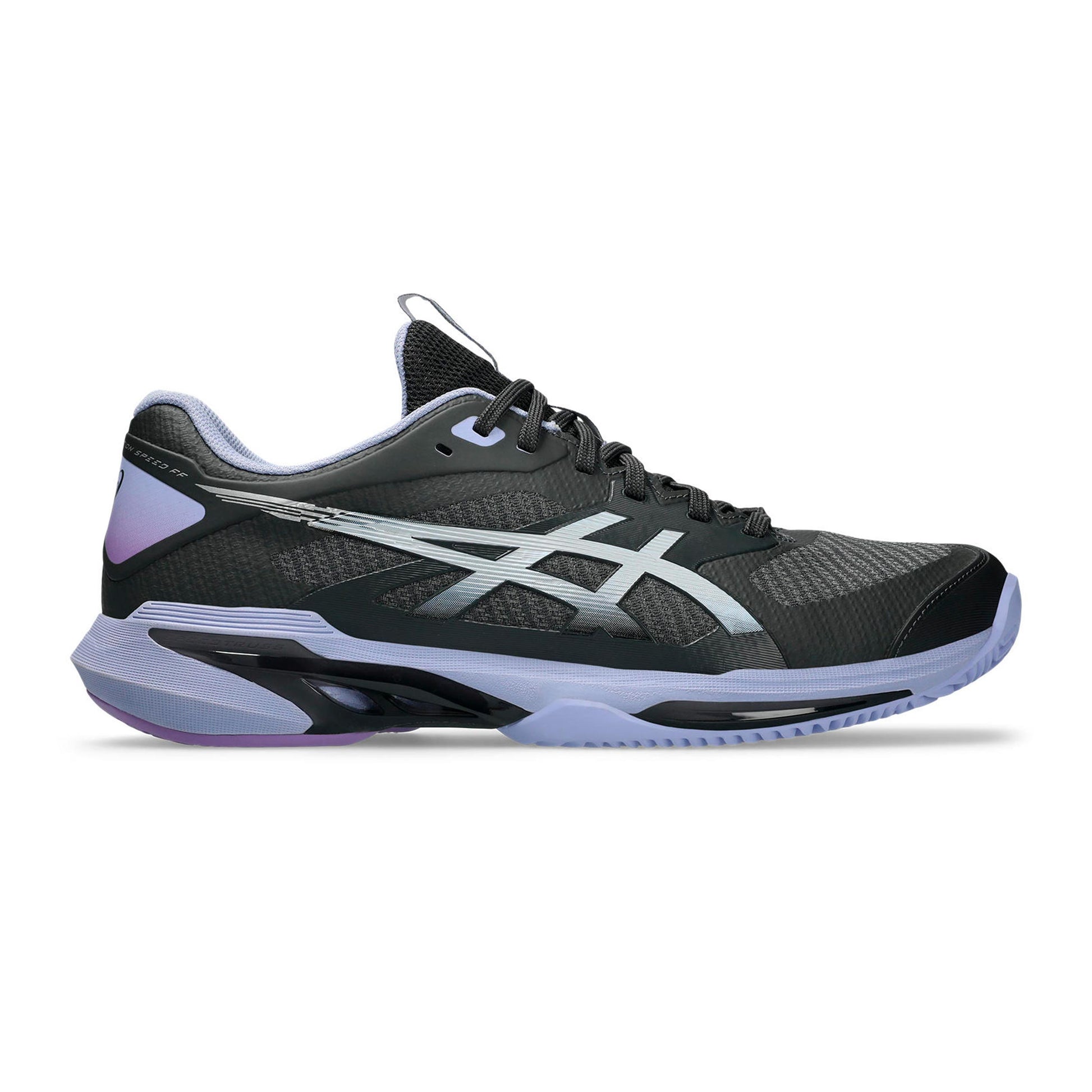 ASICS Solution Speed FF 4 Night Energy Sko för grus Herrar - mörkgrå, syrén