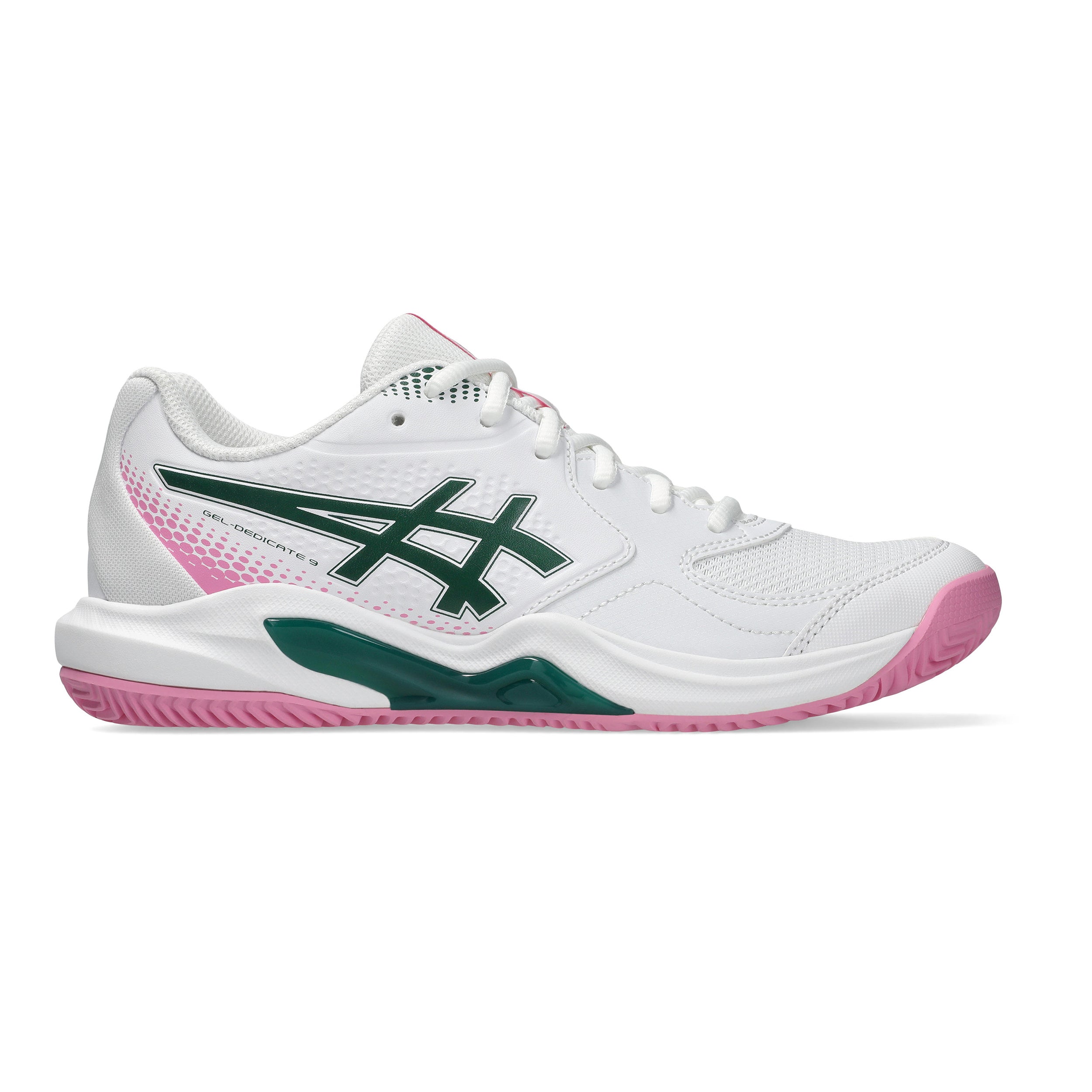 ASICS Gel-Dedicate 9 Padelsko Damer - vit, rosa