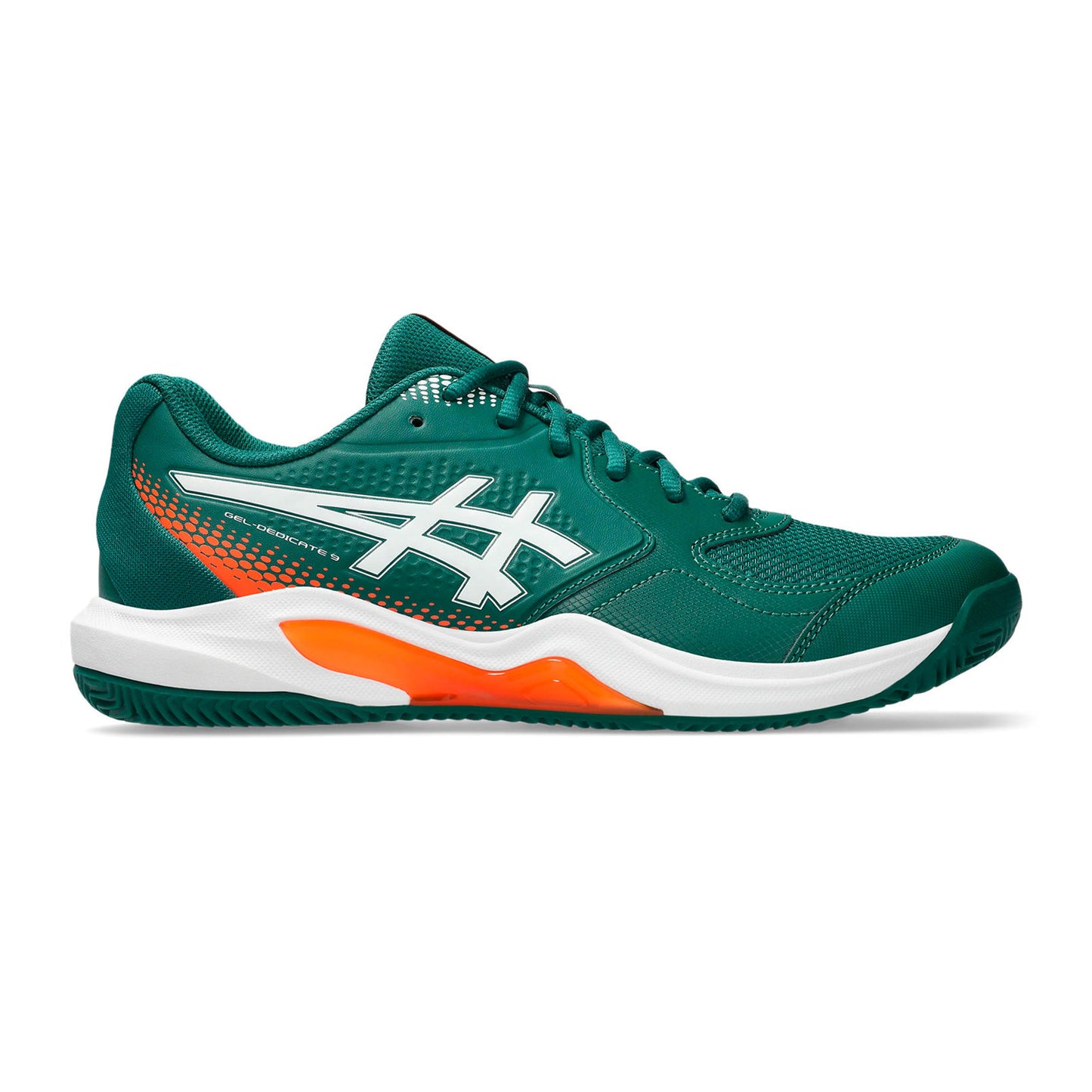 ASICS Gel-Dedicate 9 Padelsko Herrar - mörkgrön, vit