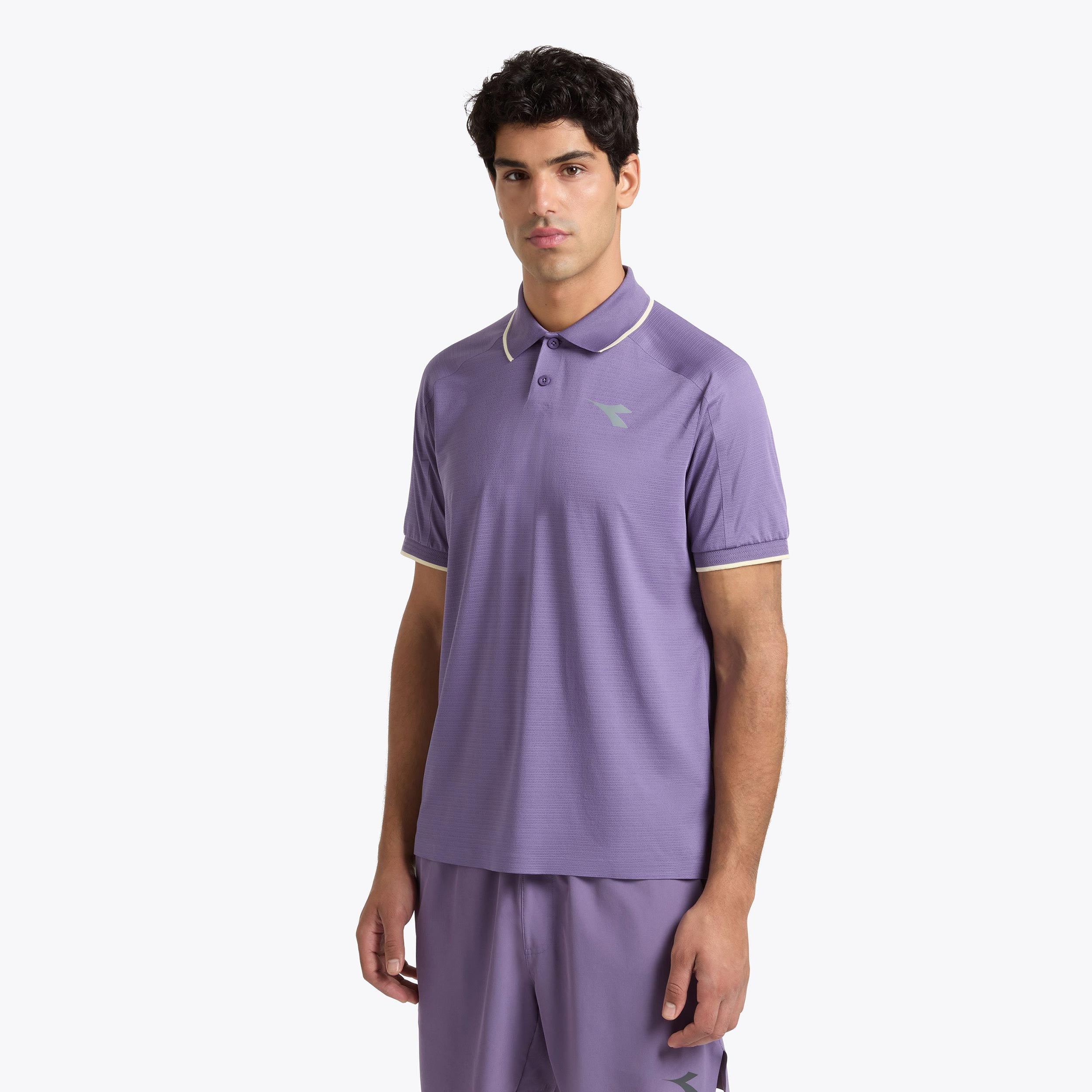 Diadora Fibrazero Polo Herrar - lila