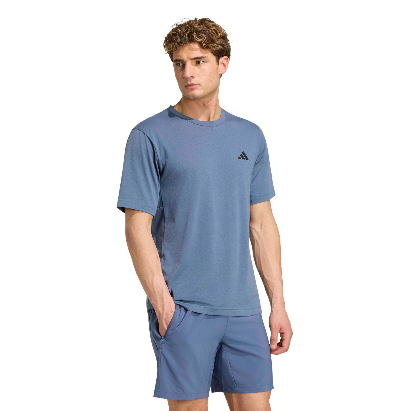 adidas Essentials T-shirt Herrar - blågrå