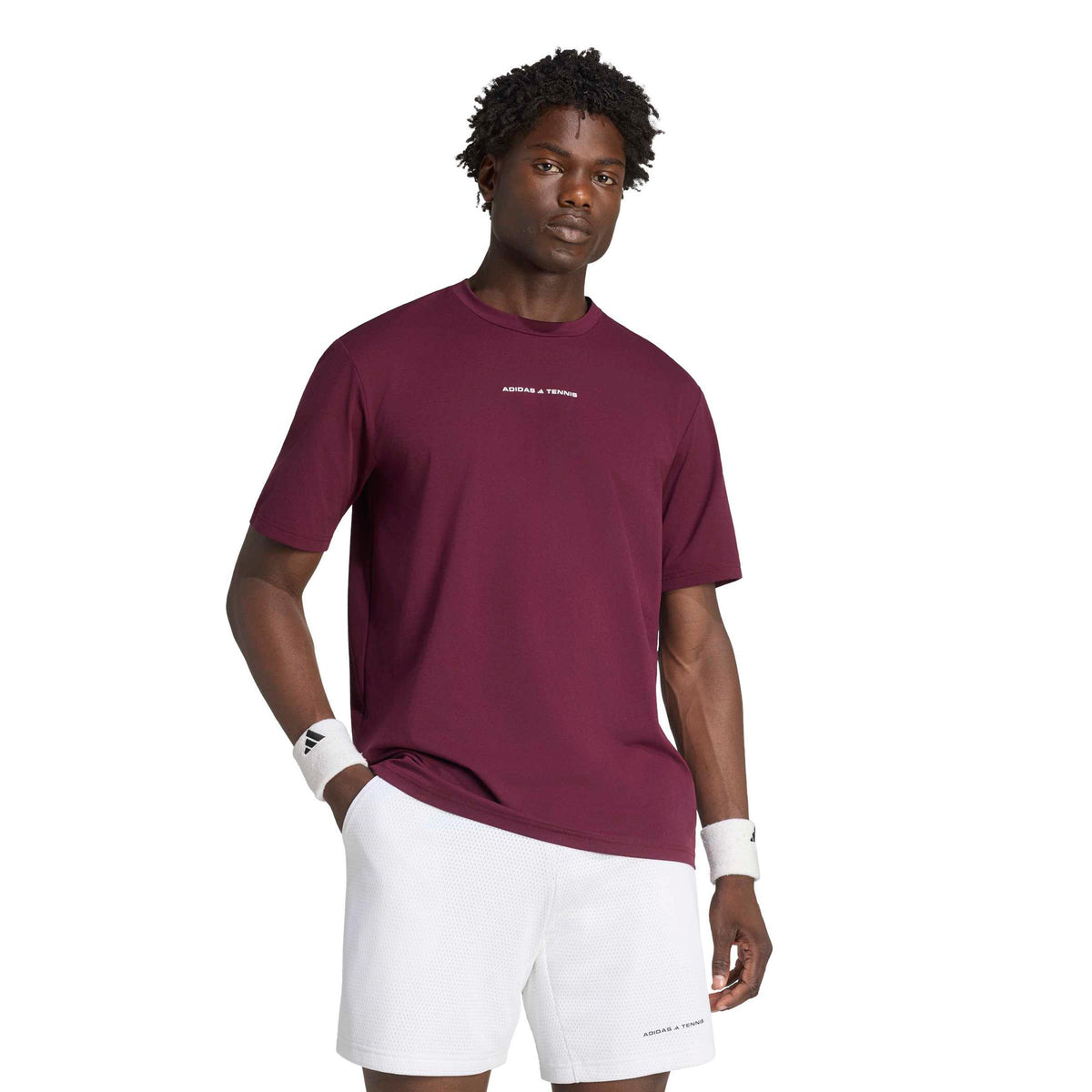 adidas T-shirt Herrar - rött vin