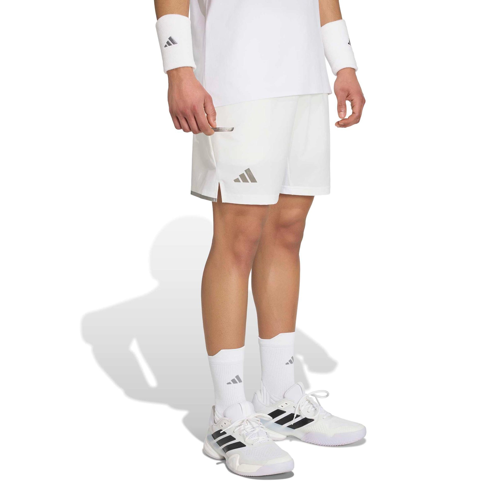 adidas 7Inch Short & Tight Shorts Herrar - vit, silver