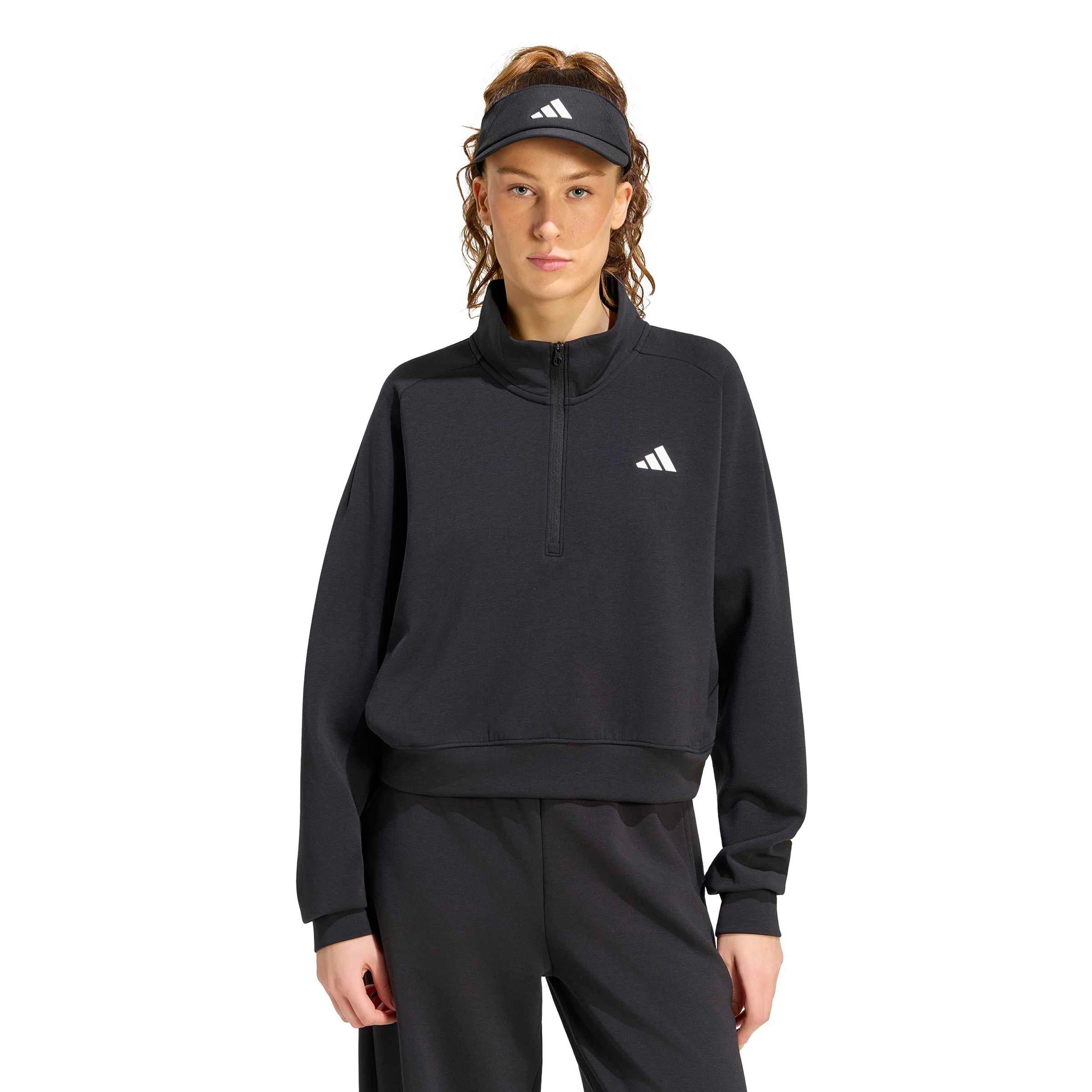 adidas Cover Up Half-Zip Tröja Damer - svart