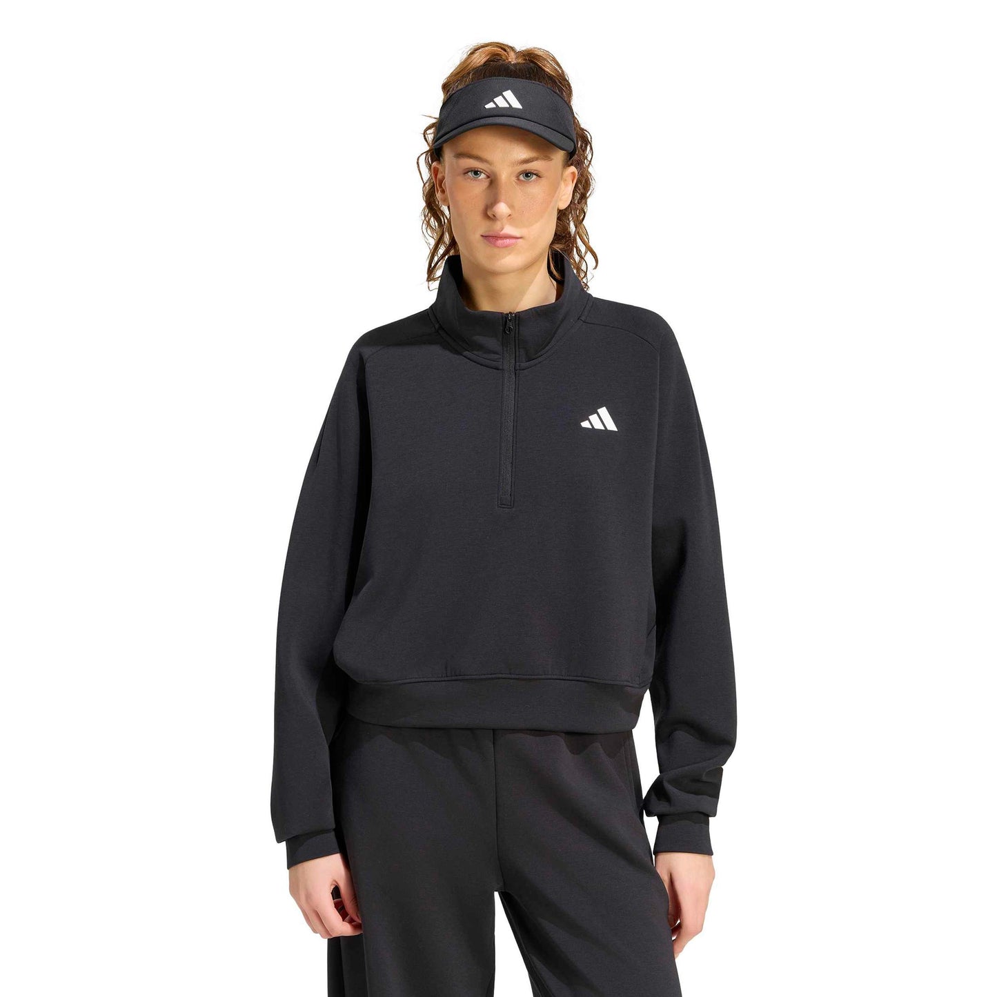 adidas Cover Up Half-Zip Tröja Damer - svart