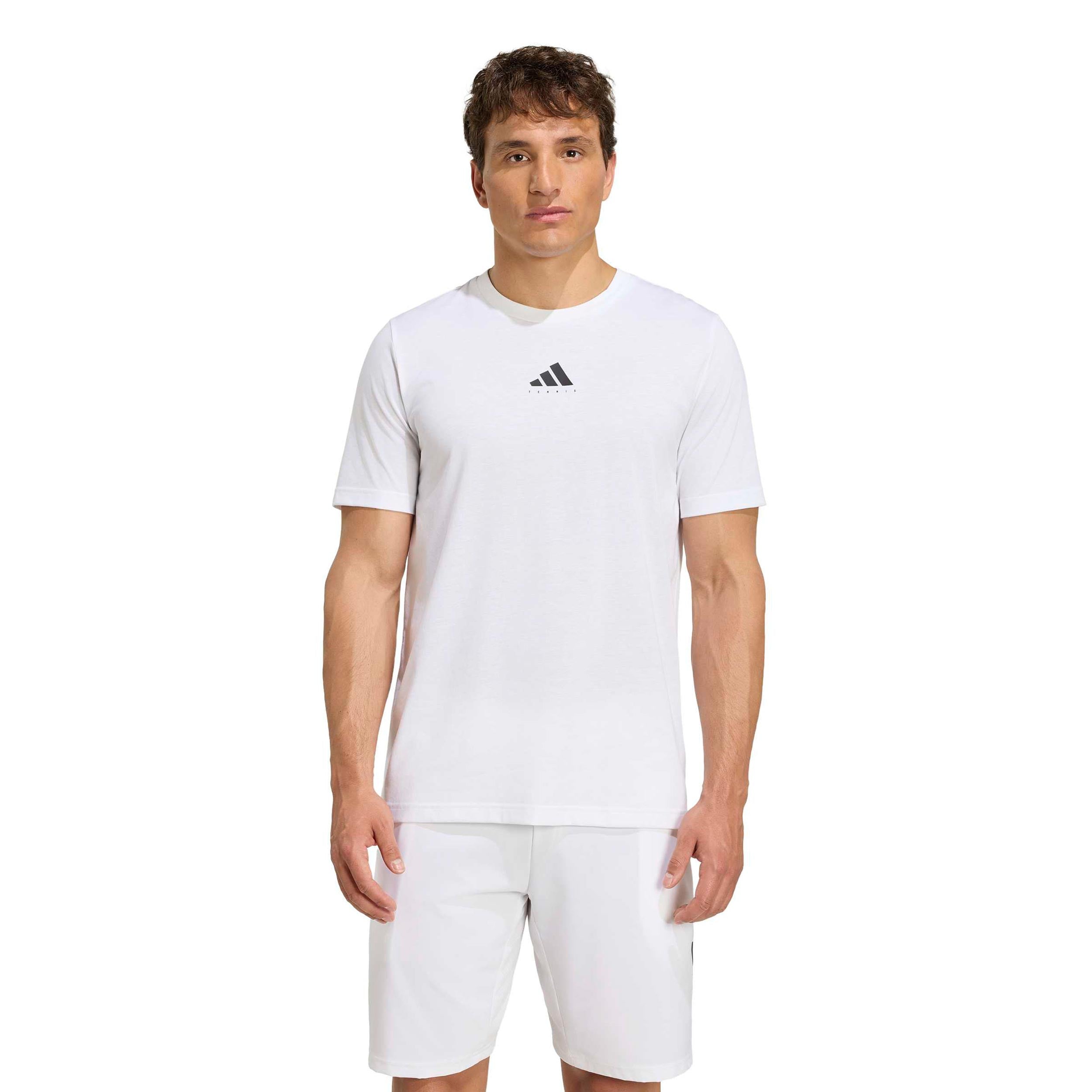 adidas T-shirt Herrar - vit, flerfärgad