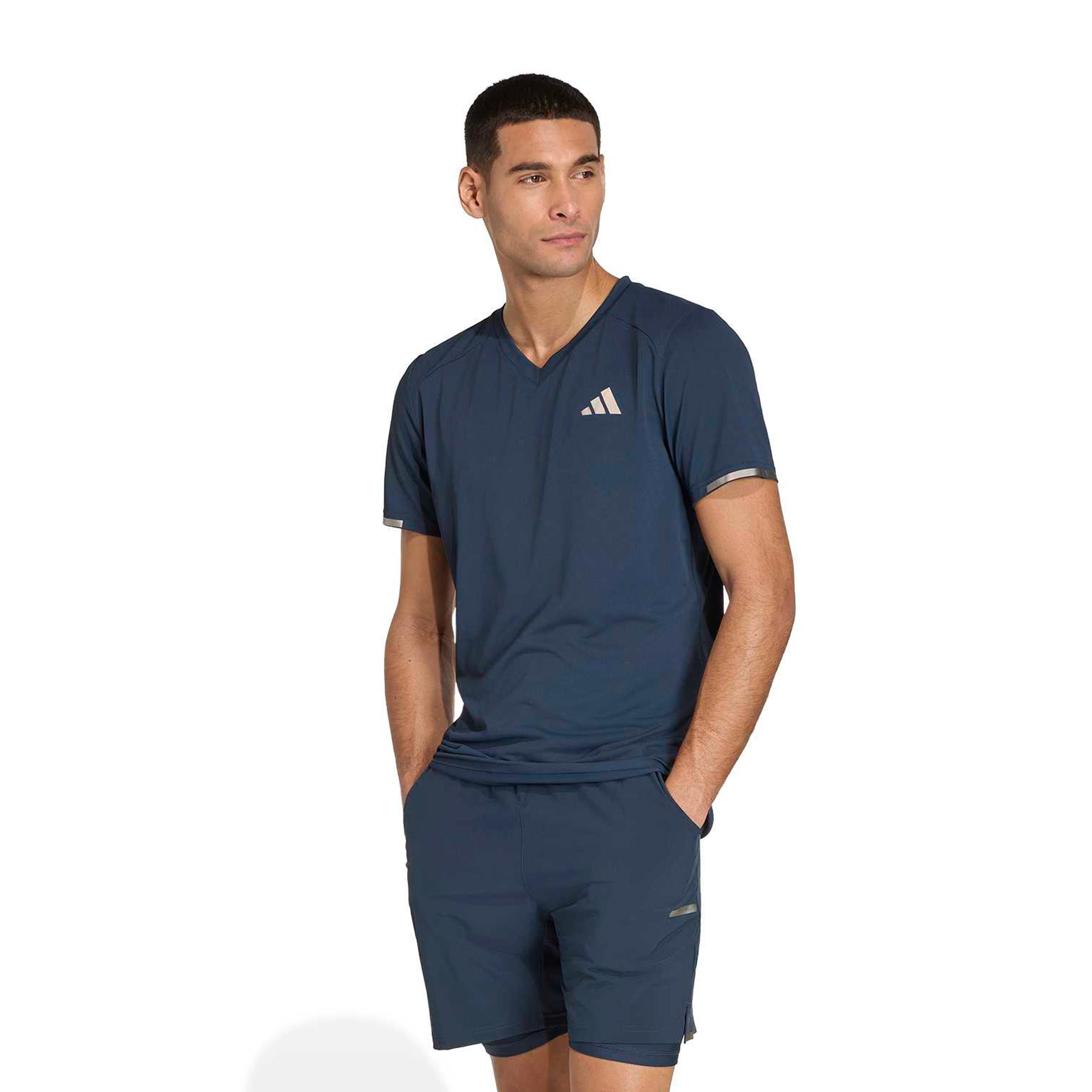 adidas Freelift Pro T-shirt Herrar - blågrå, silver