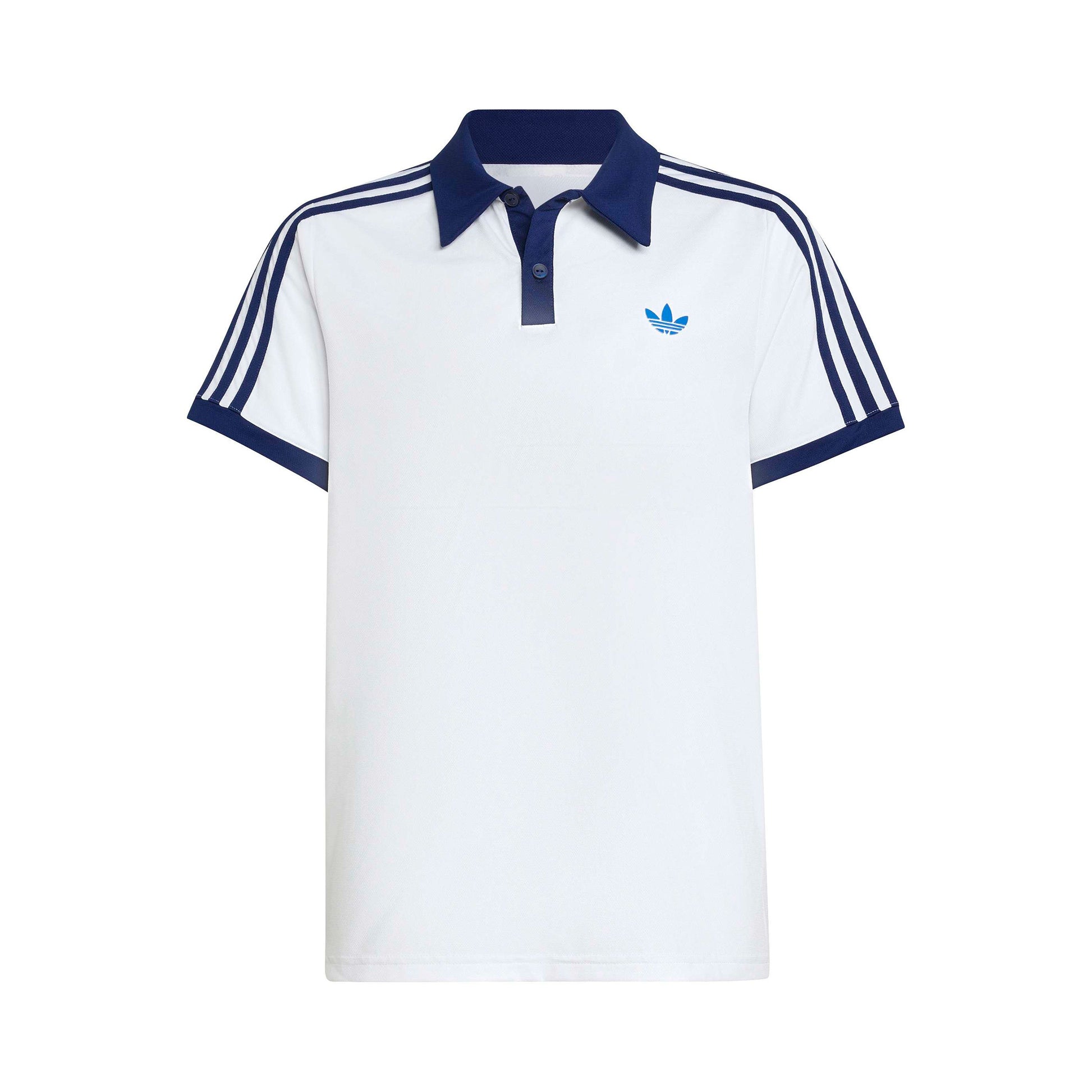 adidas Classics Polo Barn - vit, mörkblå
