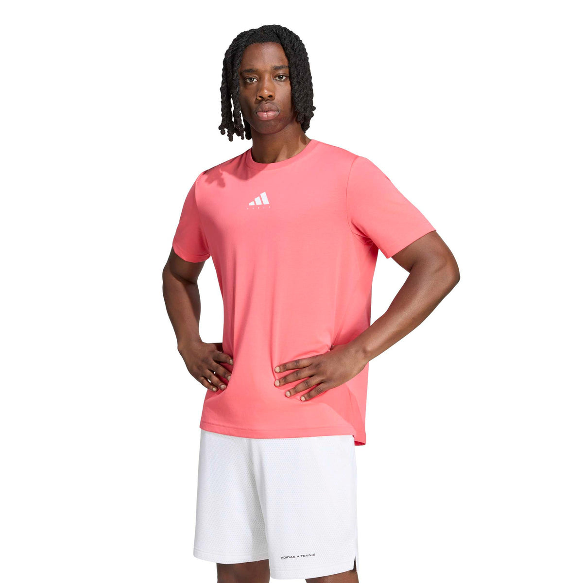 adidas Graphic T-shirt Herrar - bär, vit